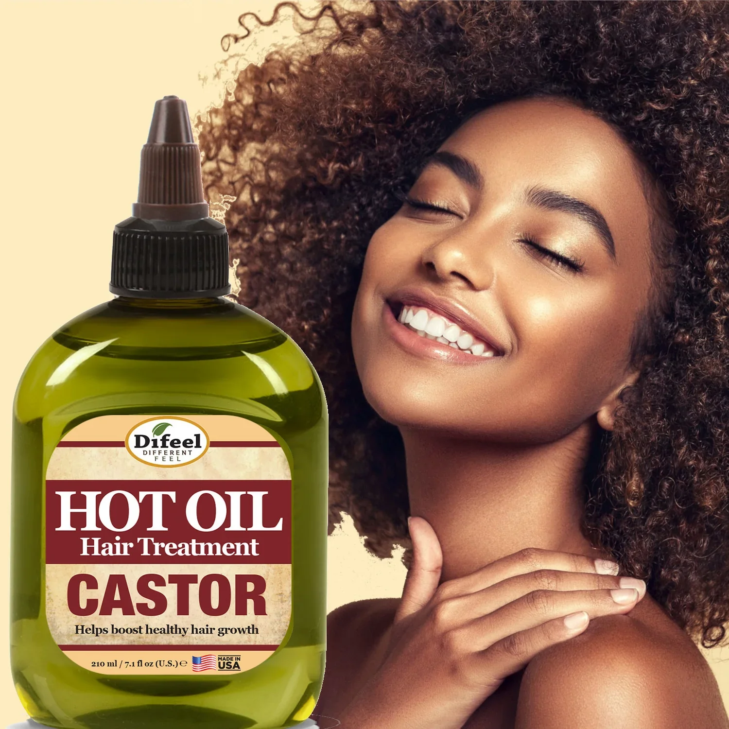 Difeel Castor Hot Oil Treatment 210ml - Image 6