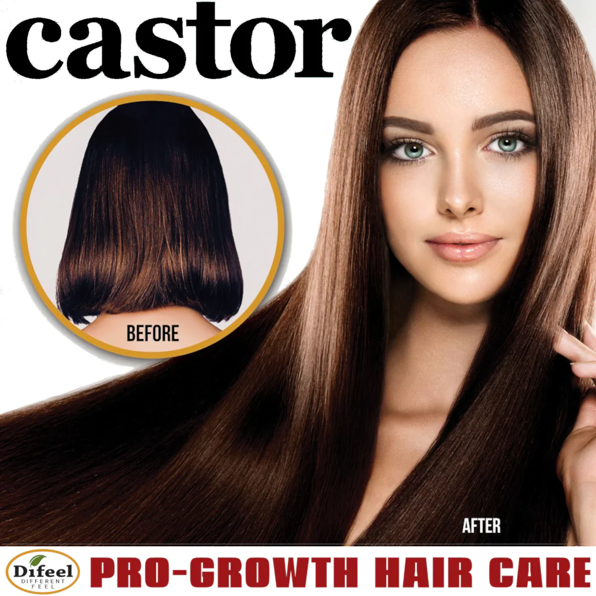 Difeel Castor Pro-Growth Shampoo - Image 3