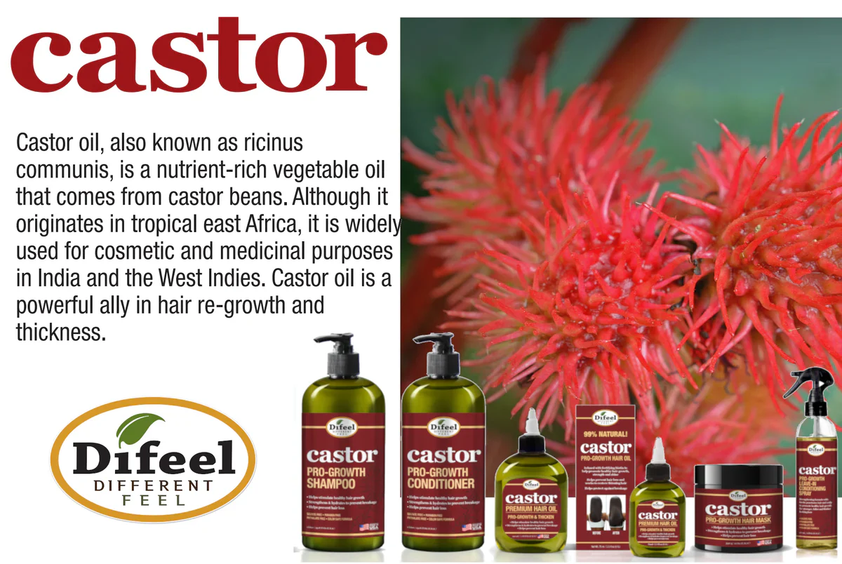 Difeel Castor Pro-Growth Shampoo - Image 4
