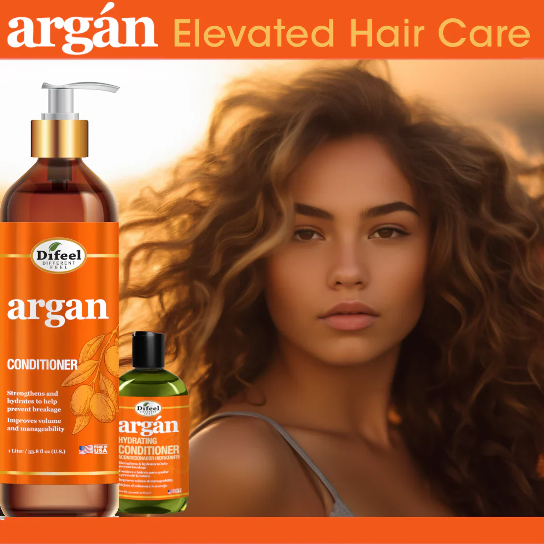 Difeel Elevated Argan Conditioner 1Liter - Image 8