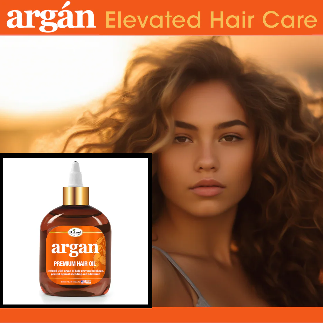 Difeel Elevated Argan Premium Hair Oil 210ml - Image 6