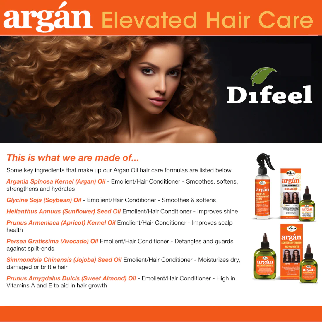 Difeel Elevated Argan Premium Hair Oil 210ml - Image 7