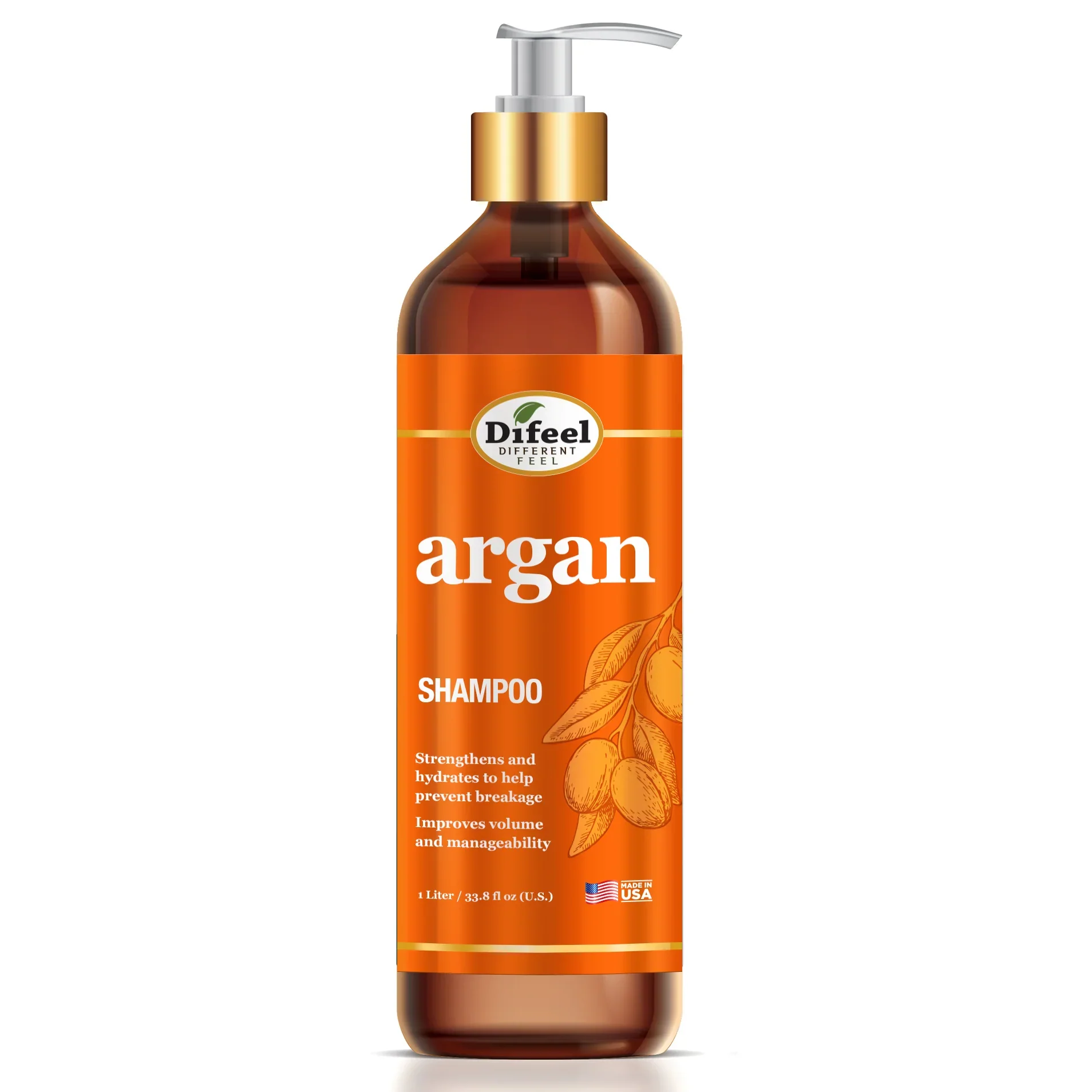 Difeel Elevated Argan Shampoo 1Liter