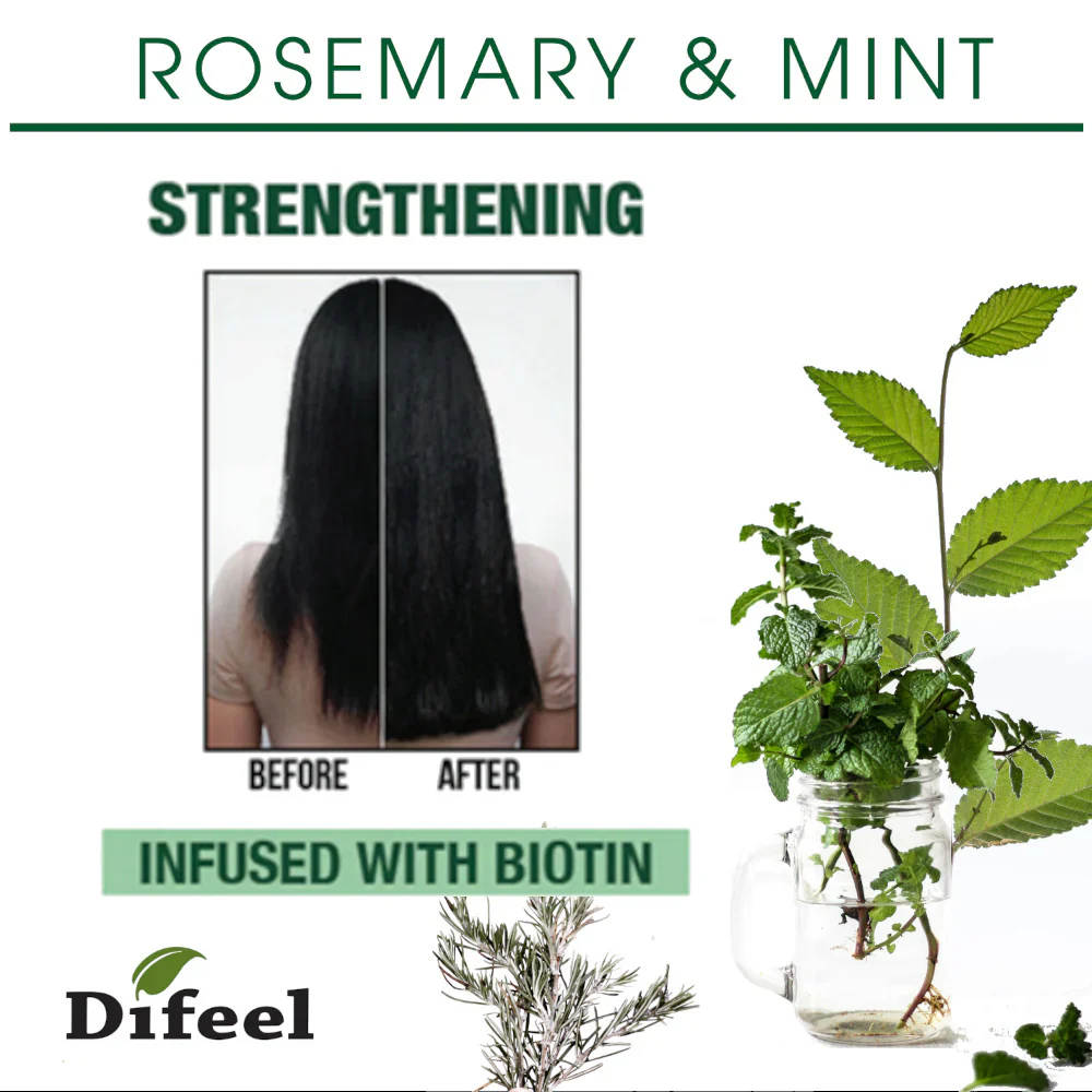 Difeel Elevated Rosemary & Mint Strengthening Conditioner 354ml - Image 2