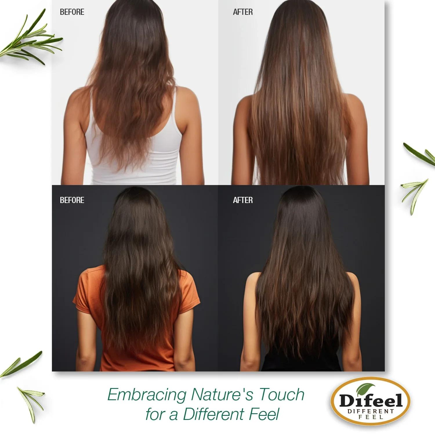 Difeel Elevated Rosemary & Mint Strengthening Shampoo 354ml - Image 5