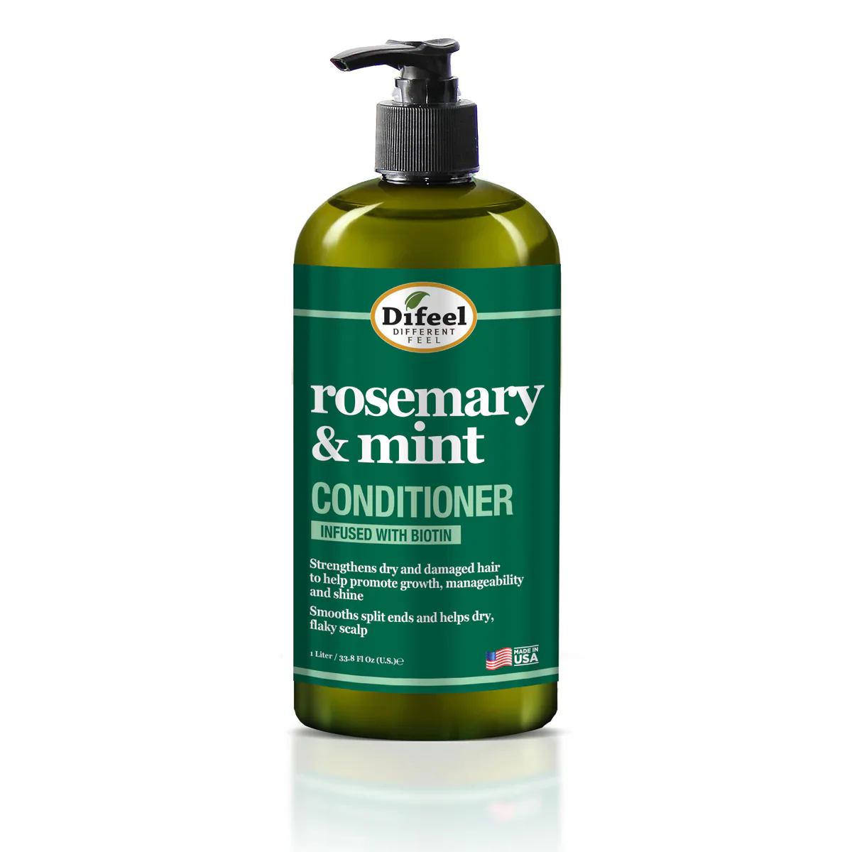 Difeel Rosemary & Mint Hair Strengthening Conditioner with Biotin 354ml - Image 10