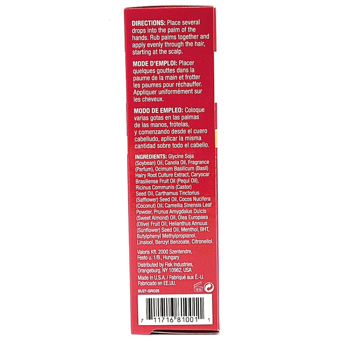 Difeel Ultra Growth Basil & Castor Hair Oil 75ml - Image 3