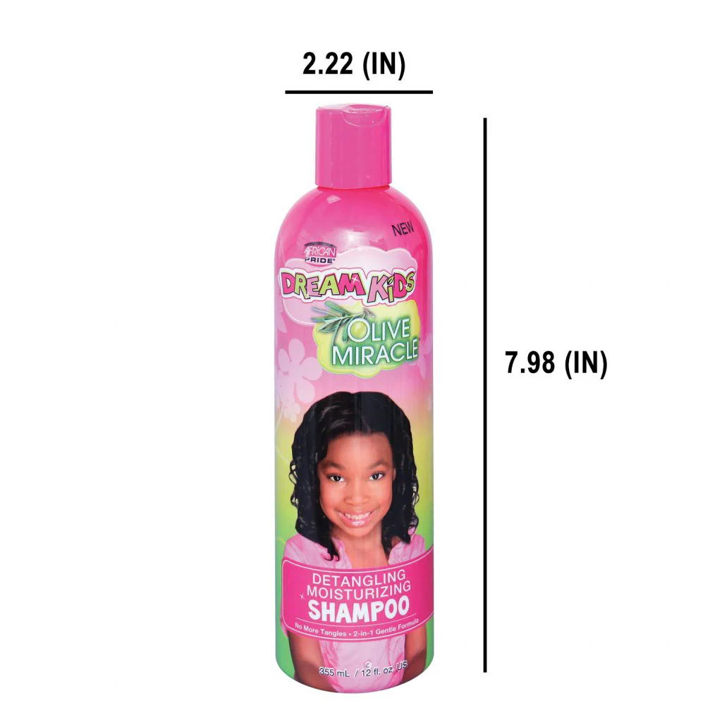African Pride Dream Kids Detangling Moisturizing Shampoo 355ml/12oz - Image 4