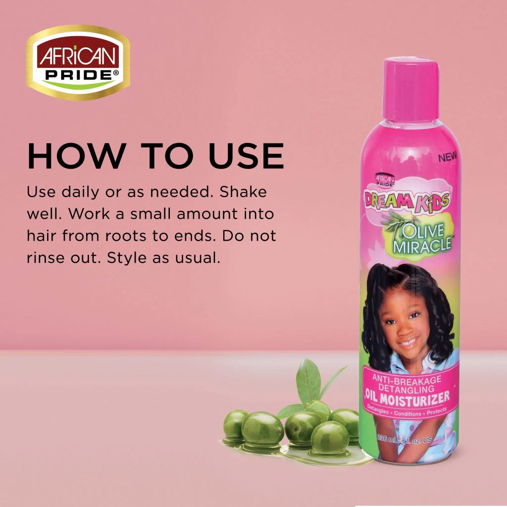 African Pride Dream Kids Oil Moisturizer 236ml/8oz - Image 3