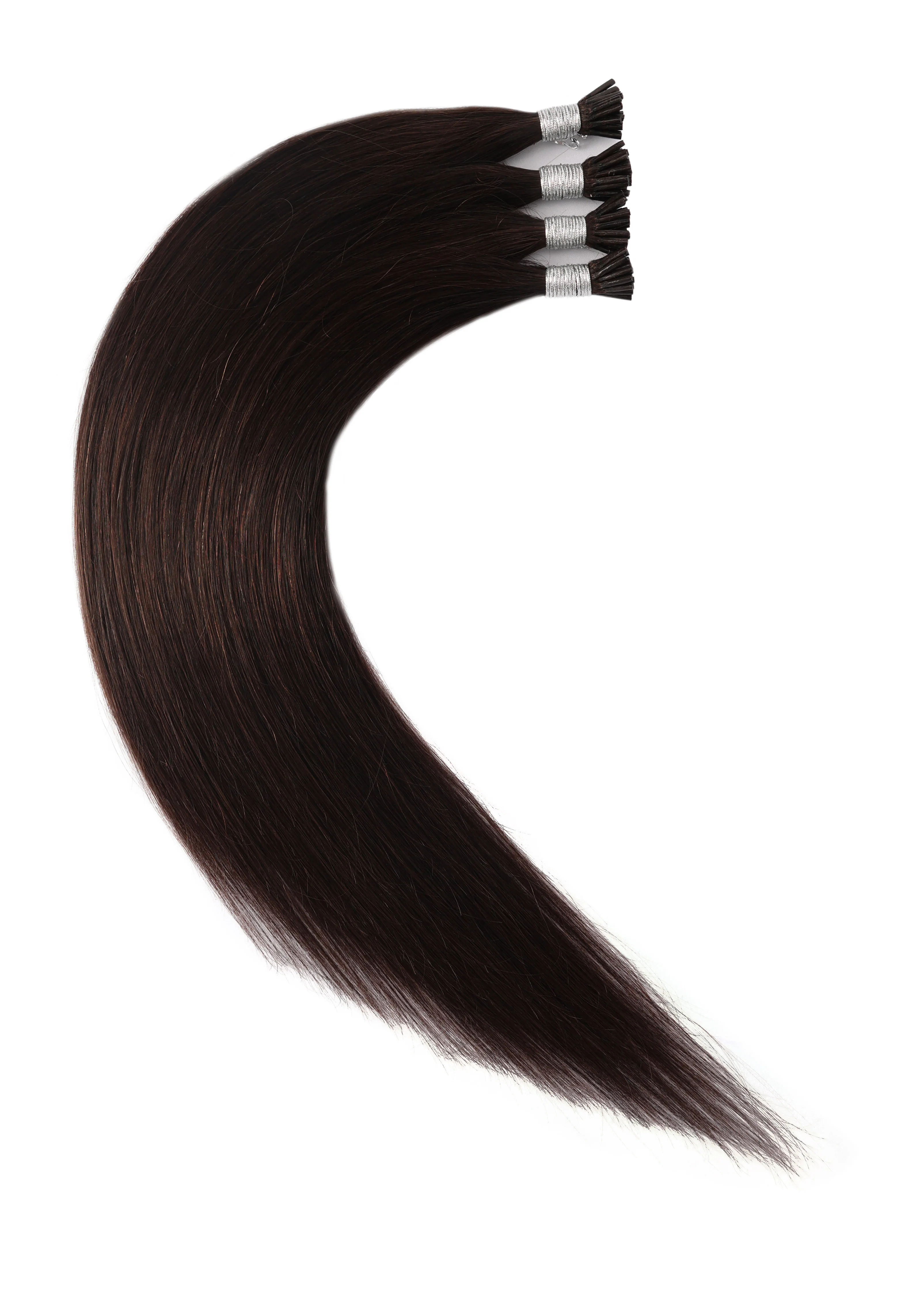 Dressmaker 100% Human Remy European I-Tip Straight Hair Extensions (100pcs) - Image 14