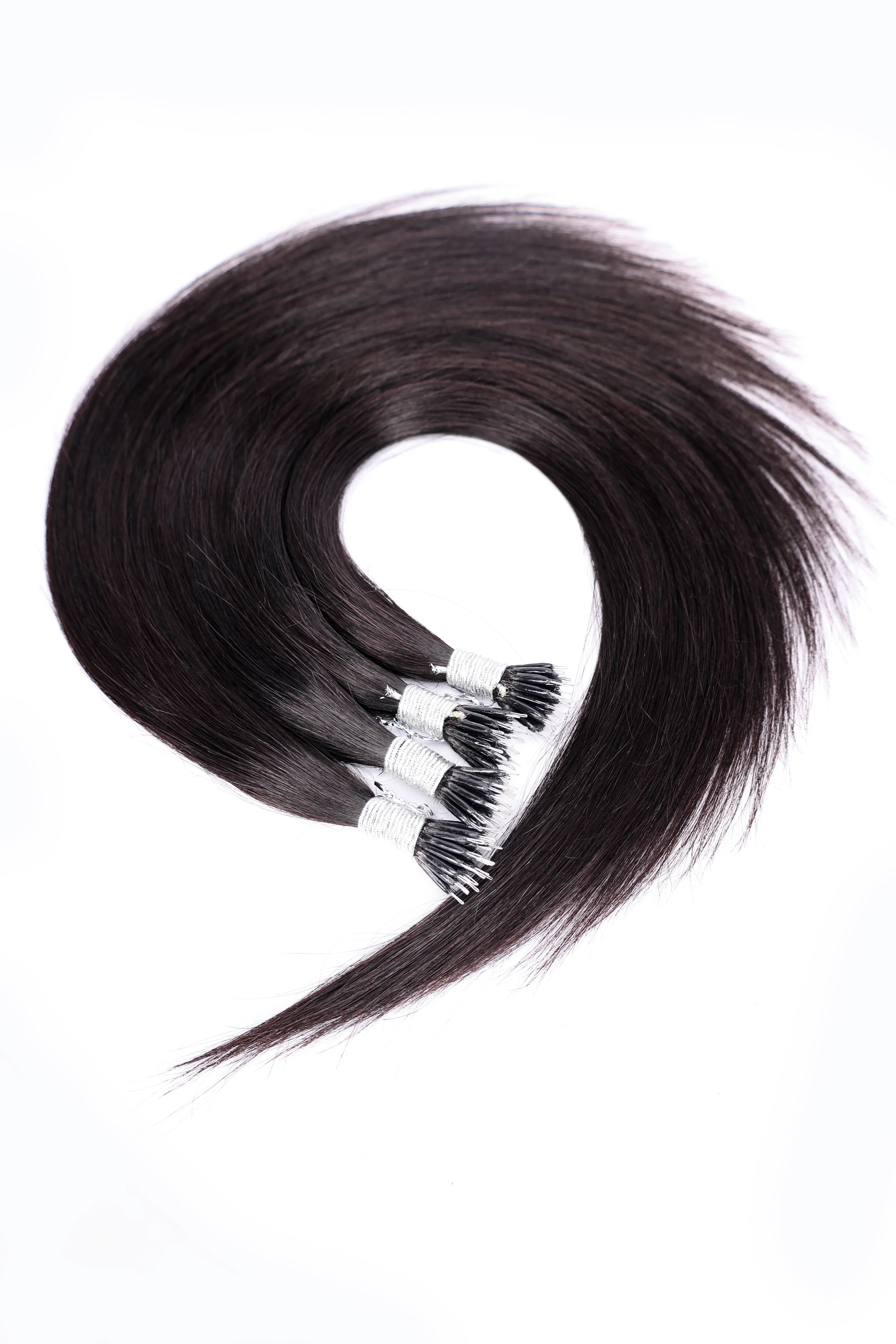 Dressmaker 100% Human Remy European Nano Straight Hair Extensions (100pcs) - Image 10