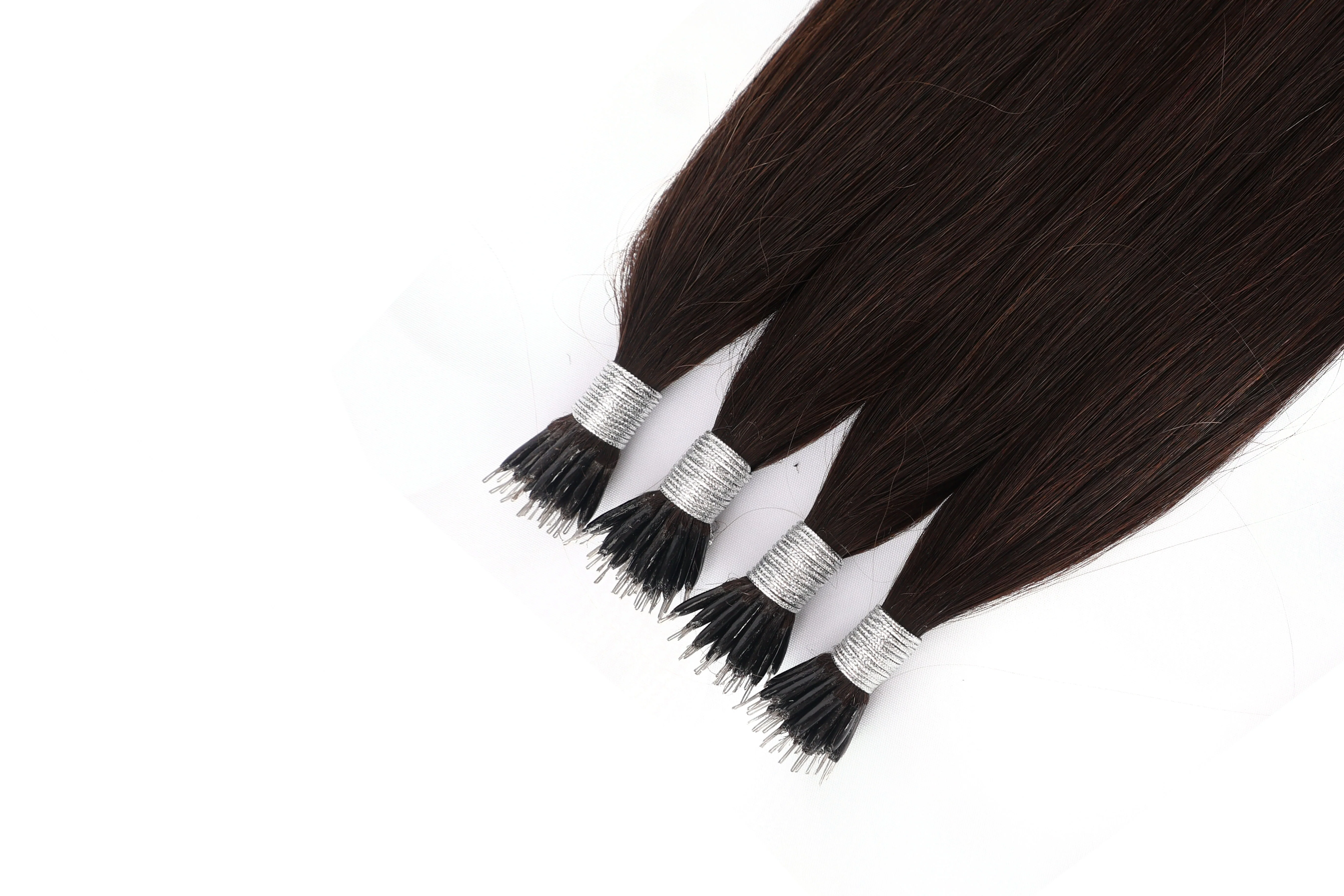 Dressmaker 100% Human Remy European Nano Straight Hair Extensions (100pcs) - Image 14