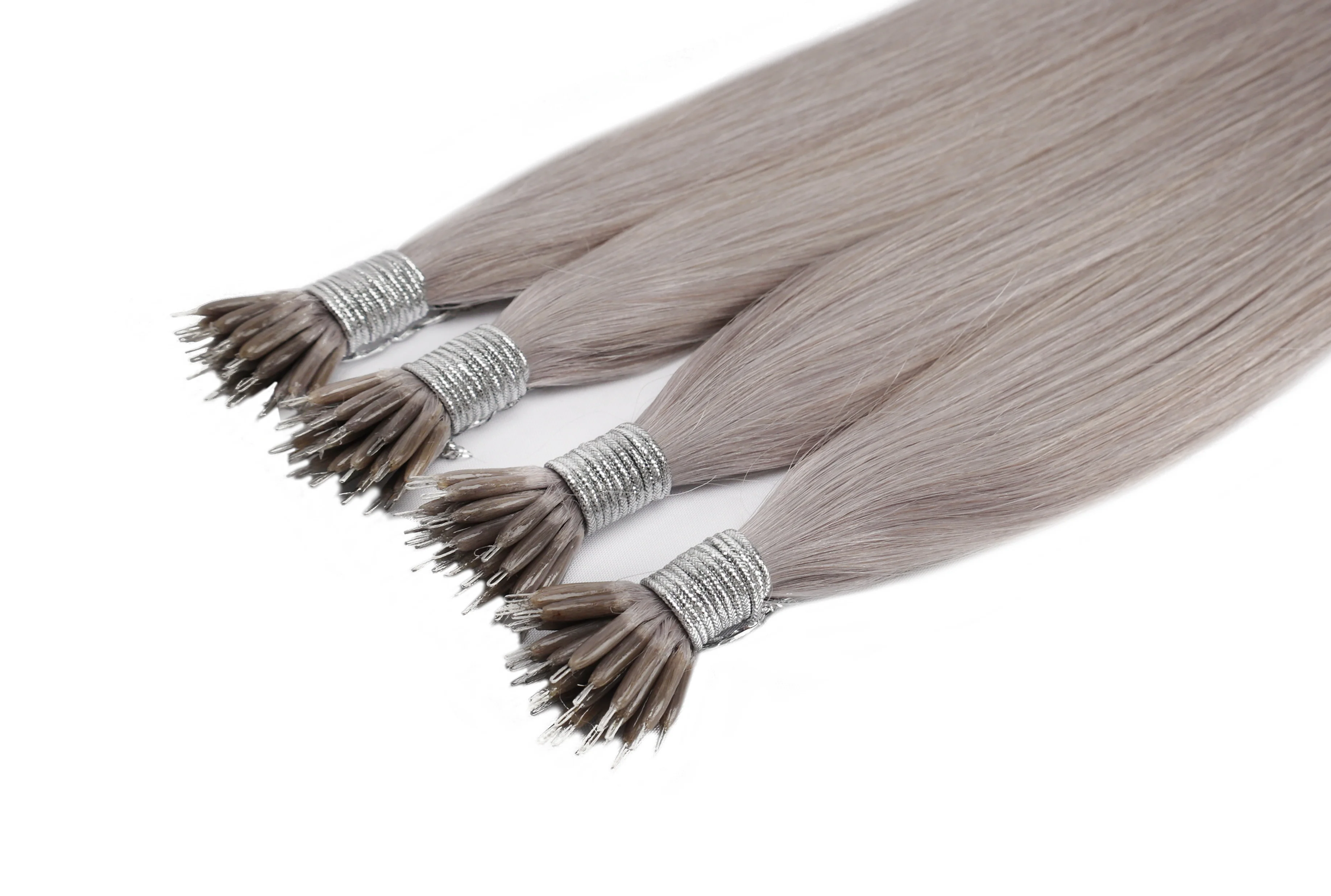 Dressmaker 100% Human Remy European Nano Straight Hair Extensions (100pcs) - Image 38
