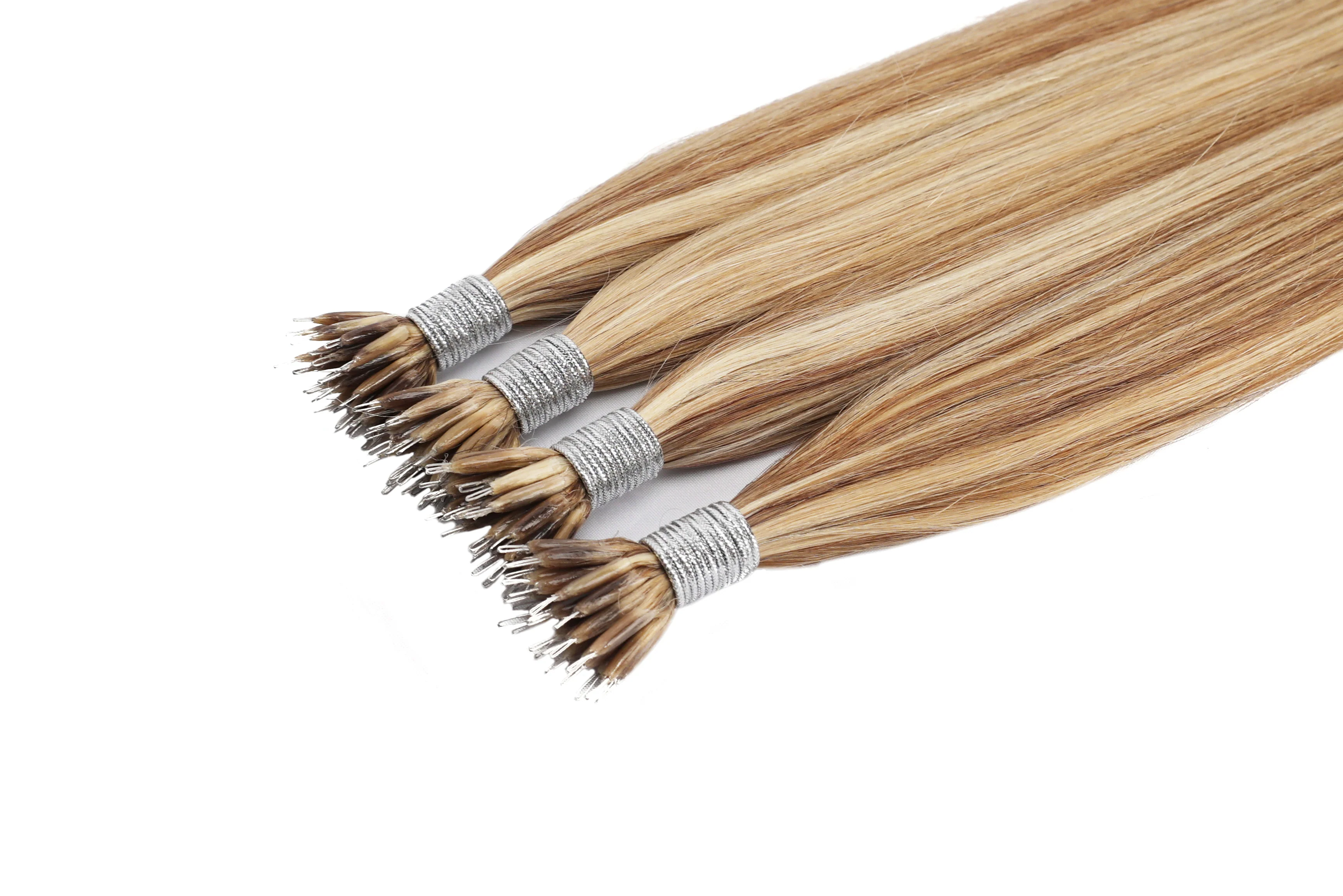 Dressmaker 100% Human Remy European Nano Straight Hair Extensions (100pcs) - Image 49