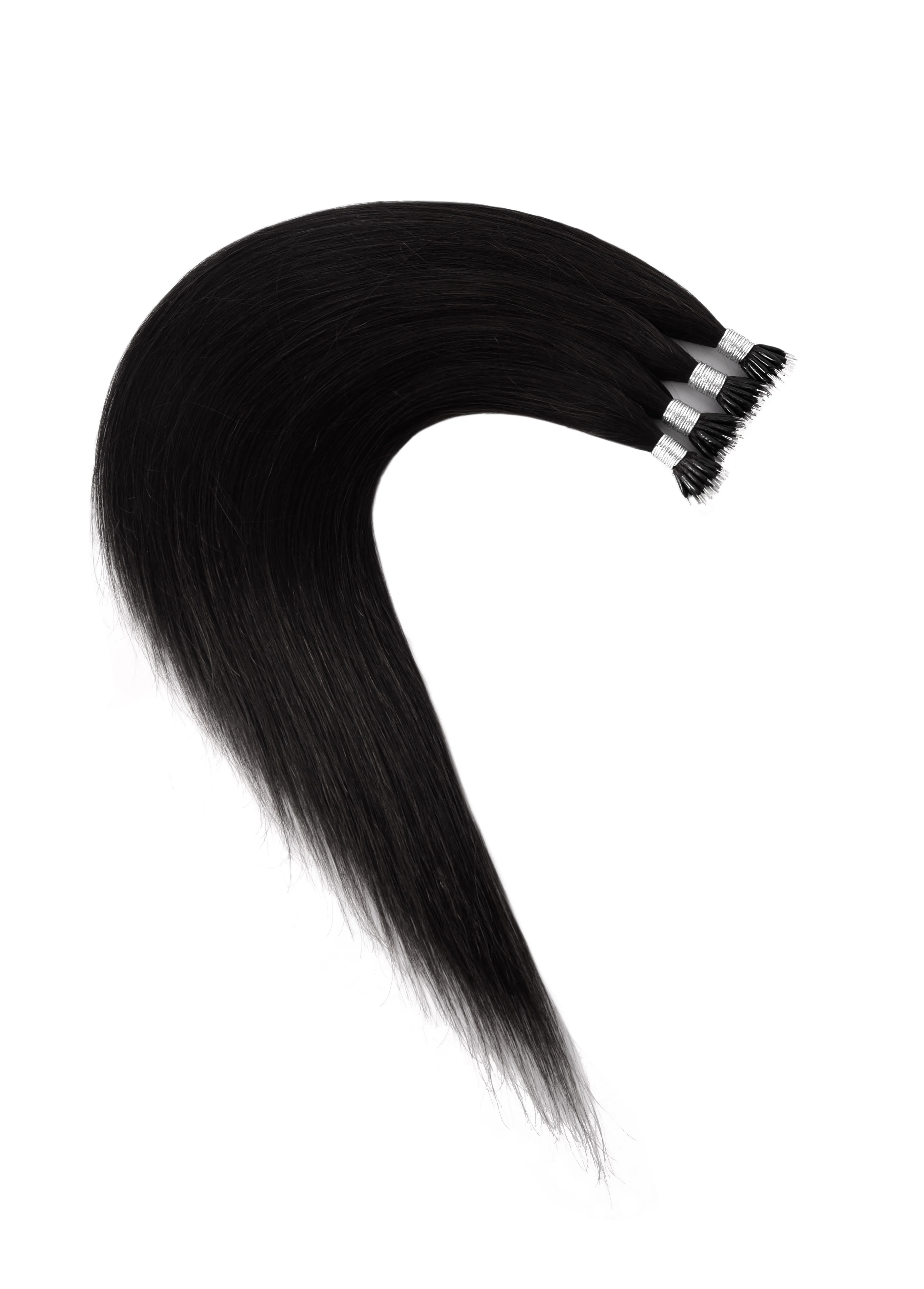 Dressmaker 100% Human Remy European Nano Straight Hair Extensions (100pcs) - Image 5