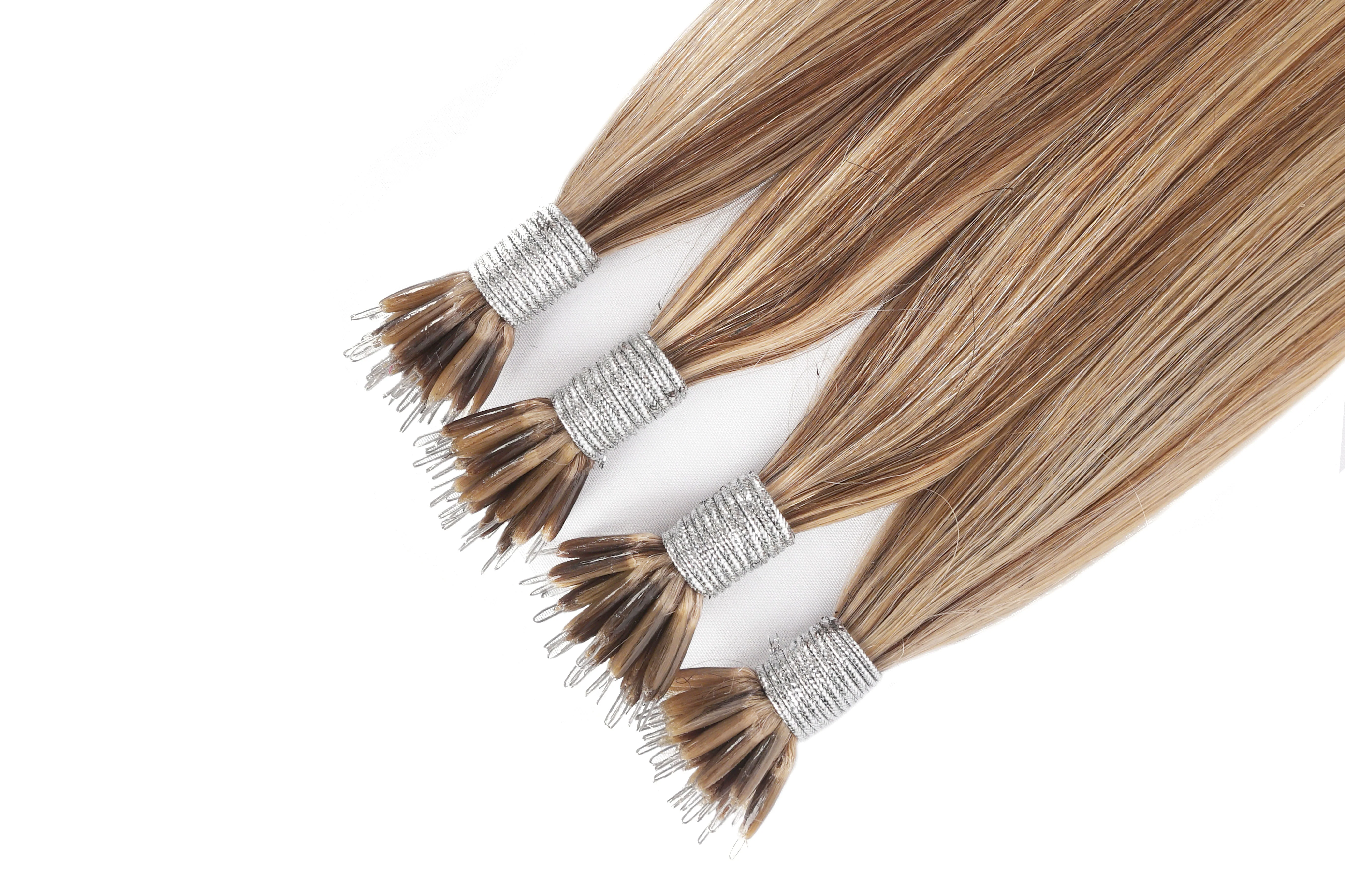 Dressmaker 100% Human Remy European Nano Straight Hair Extensions (100pcs) - Image 54