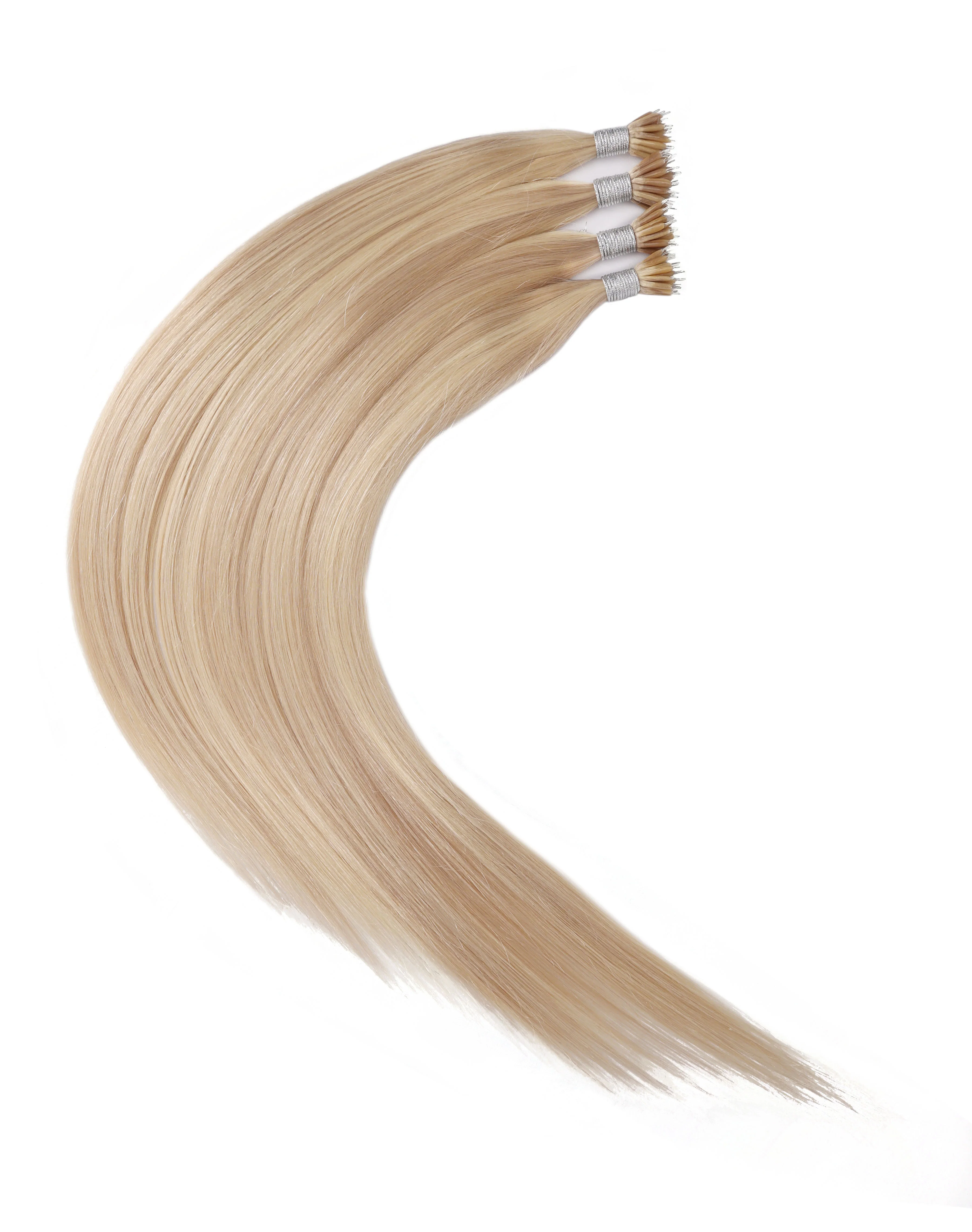 Dressmaker 100% Human Remy European Nano Straight Hair Extensions (100pcs) - Image 57