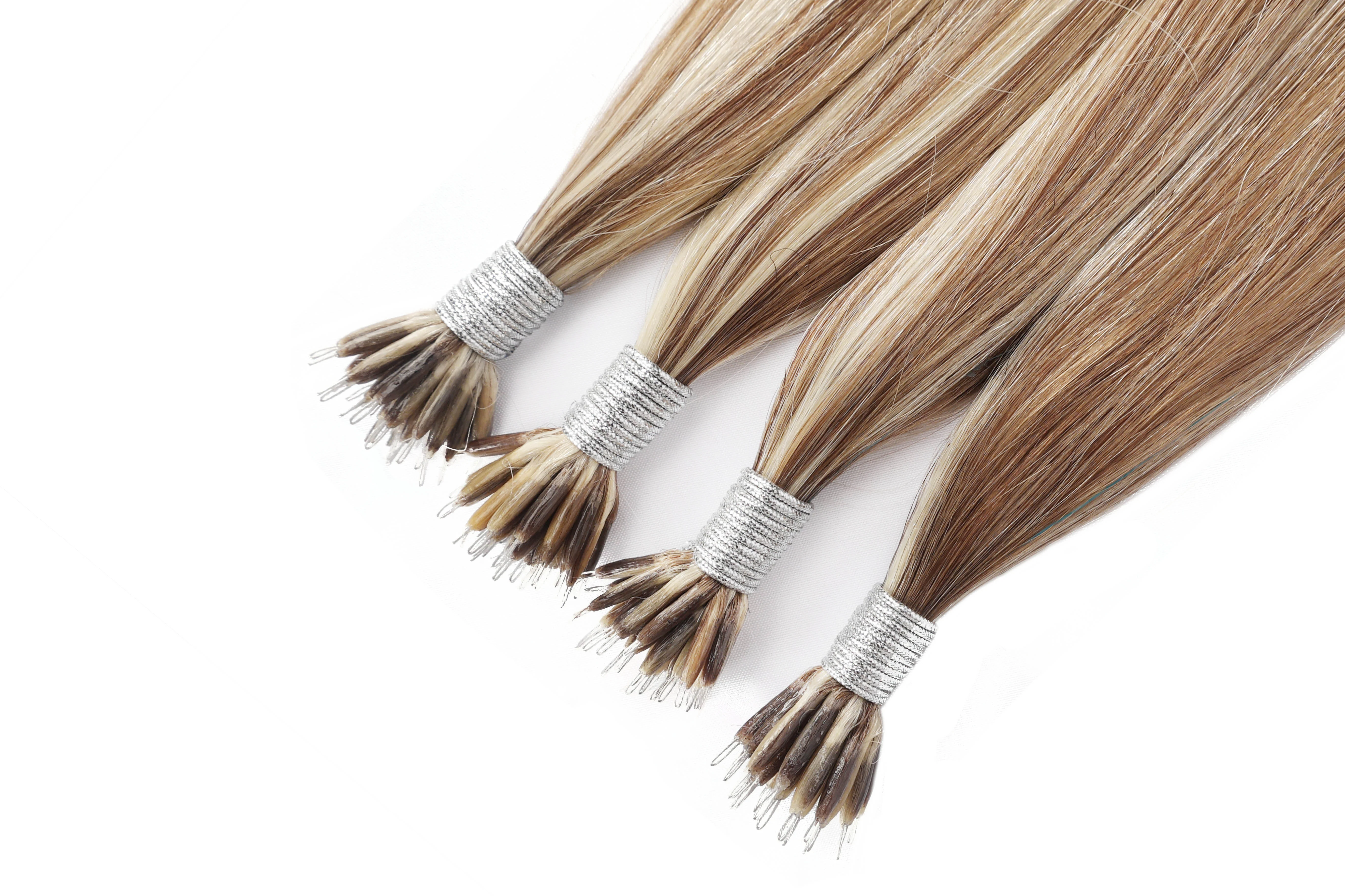 Dressmaker 100% Human Remy European Nano Straight Hair Extensions (100pcs) - Image 69