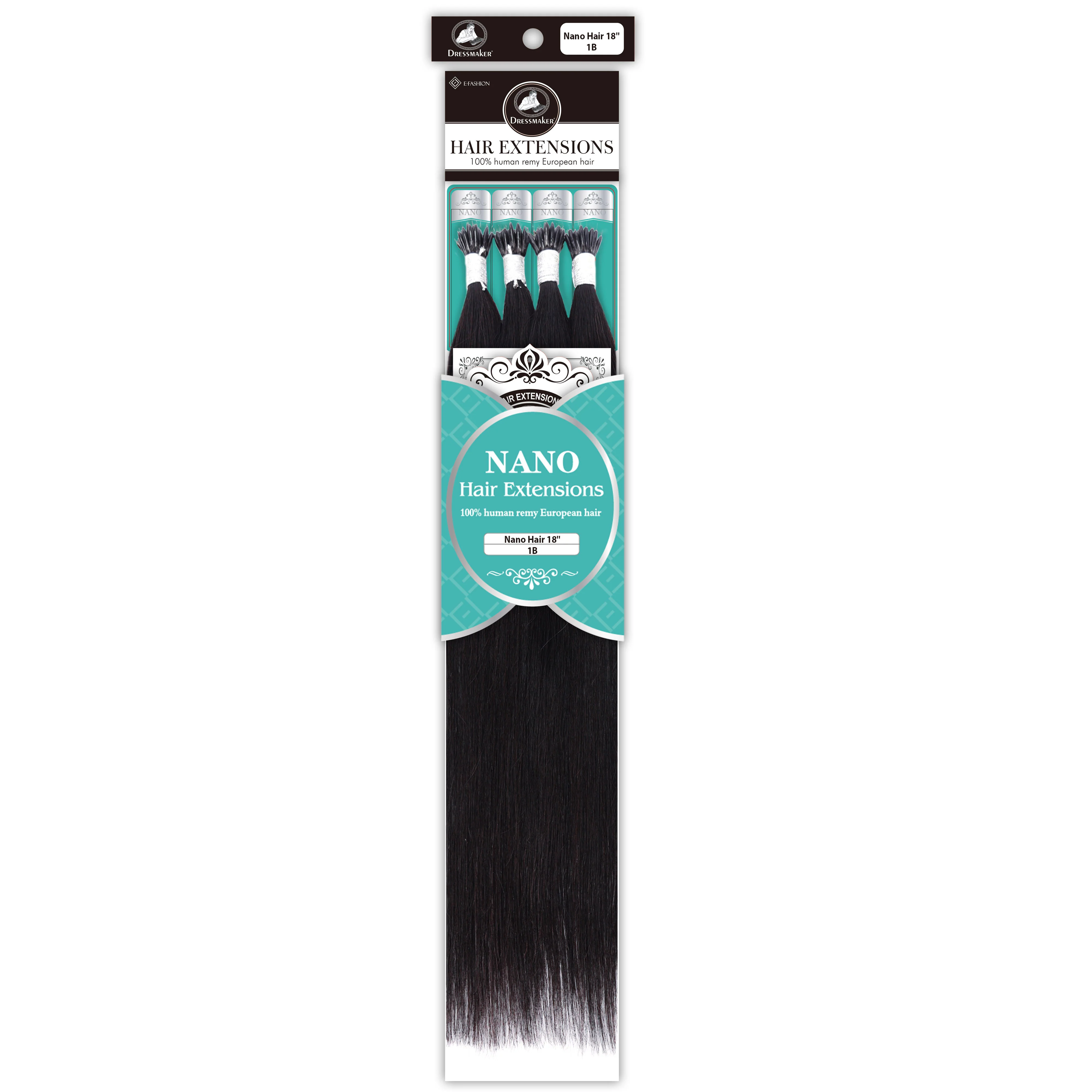 Dressmaker 100% Human Remy European Nano Straight Hair Extensions (100pcs) - Image 7
