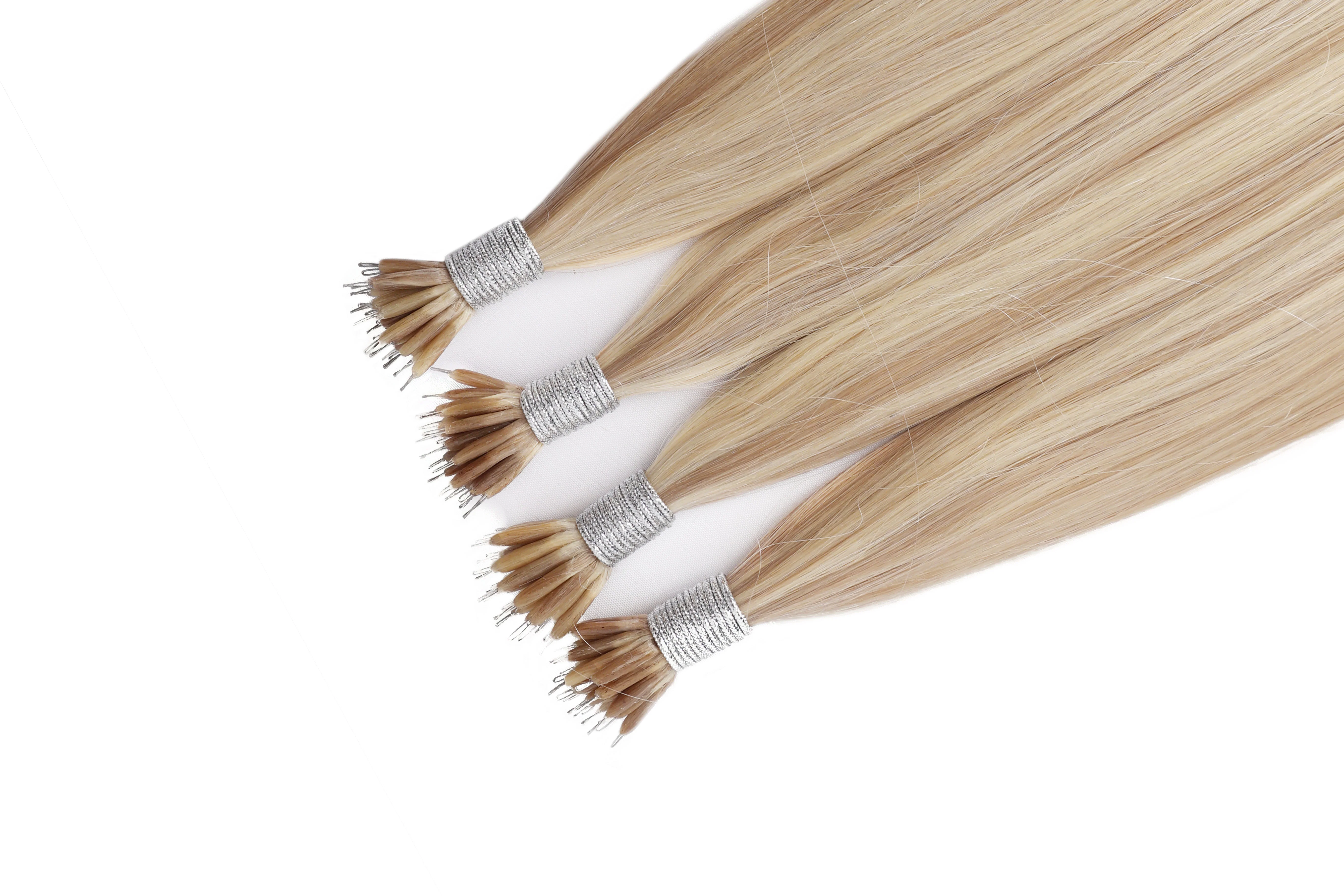 Dressmaker 100% Human Remy European Nano Straight Hair Extensions (100pcs) - Image 72