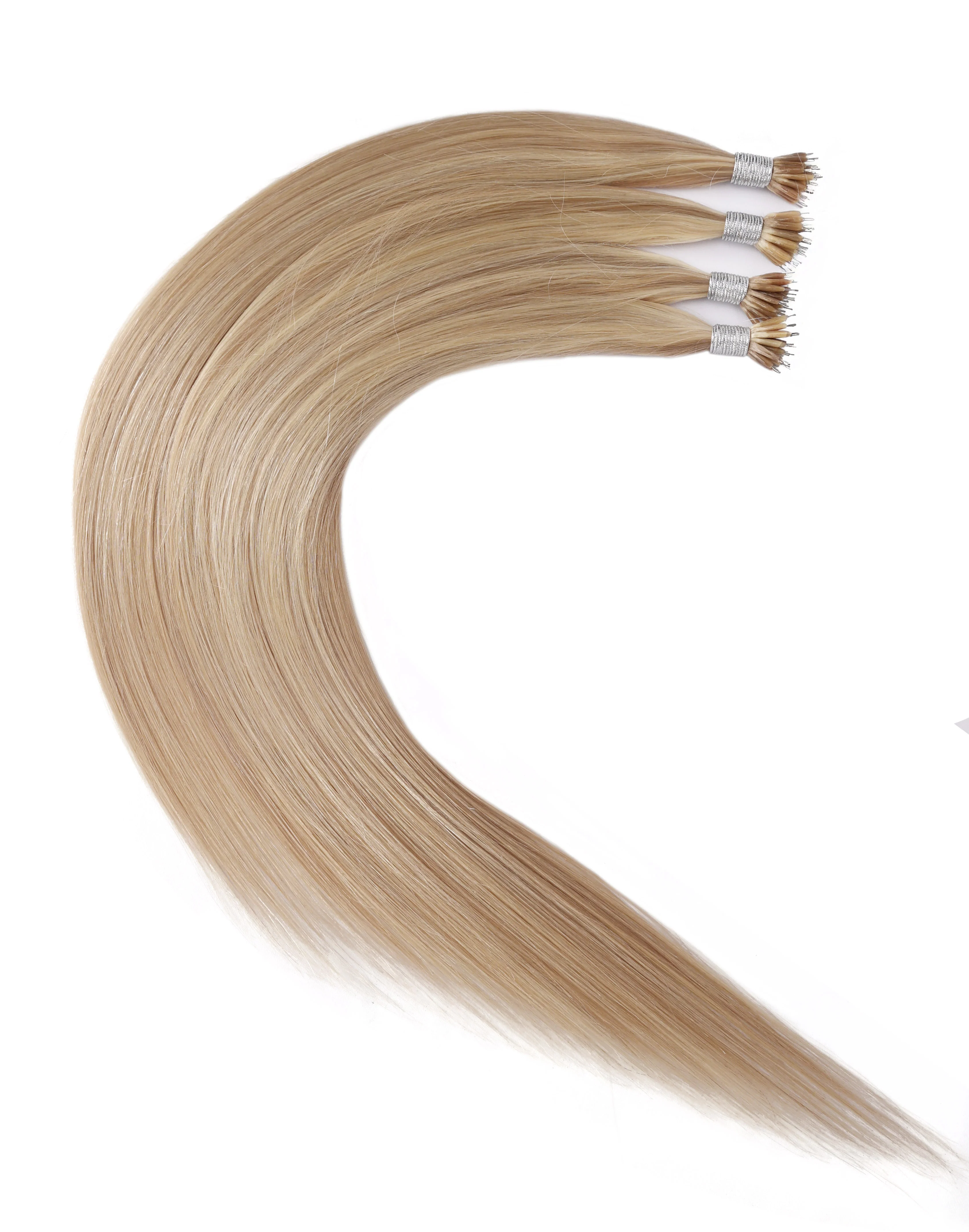 Dressmaker 100% Human Remy European Nano Straight Hair Extensions (100pcs) - Image 75