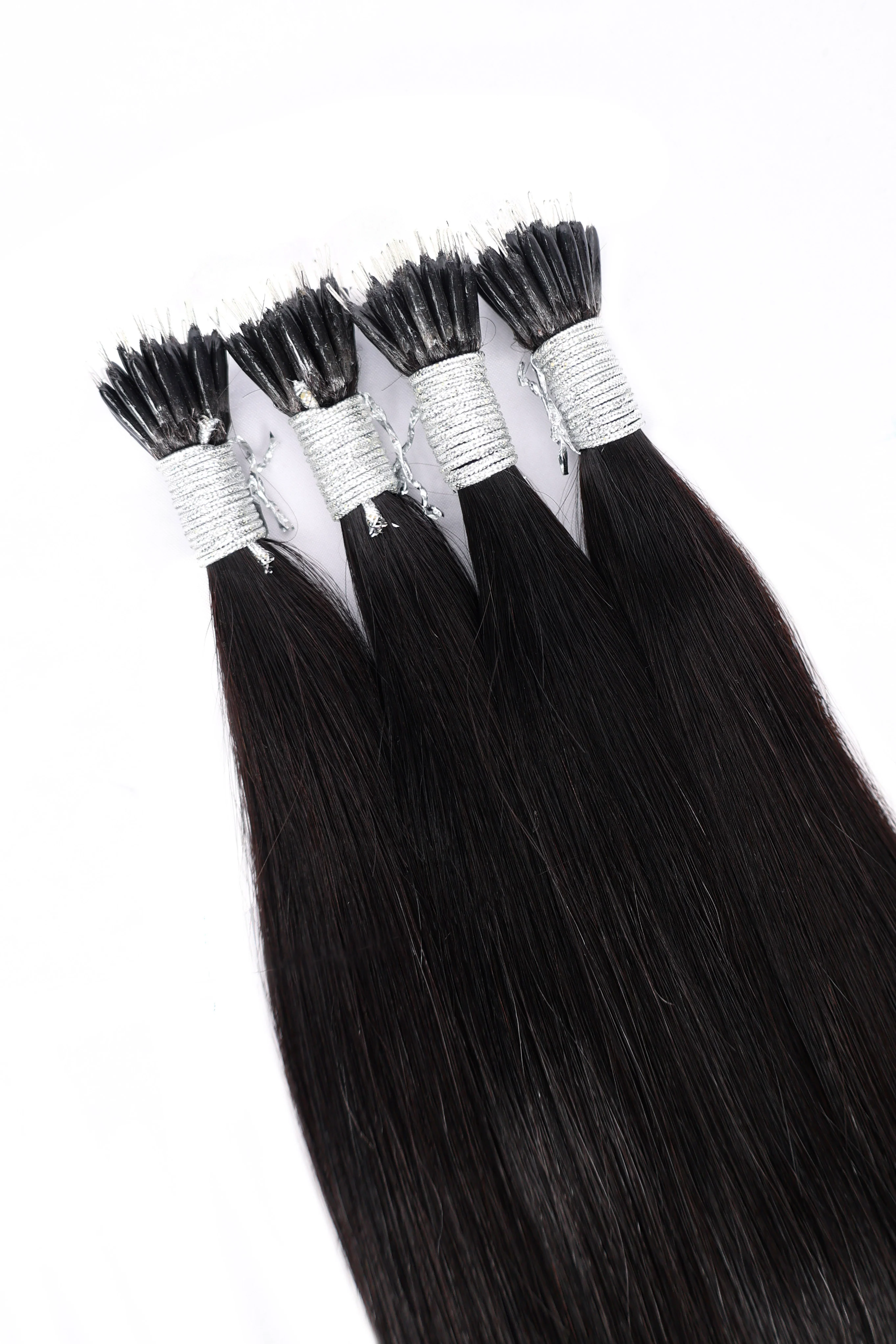 Dressmaker 100% Human Remy European Nano Straight Hair Extensions (100pcs) - Image 8