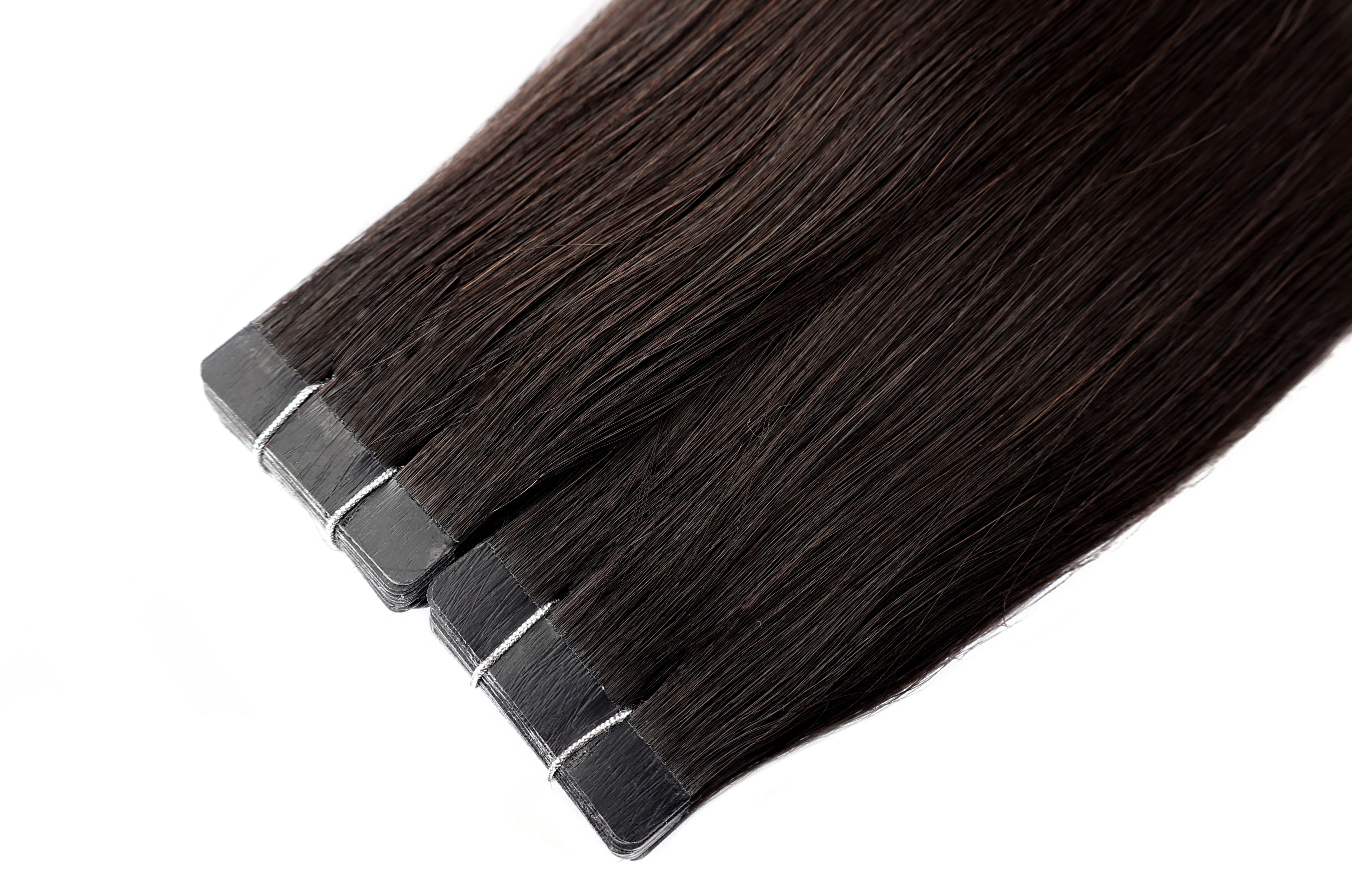Dressmaker 100% Human Remy European Tape Hair Extensions Straight 20" (40pcs) - Image 15