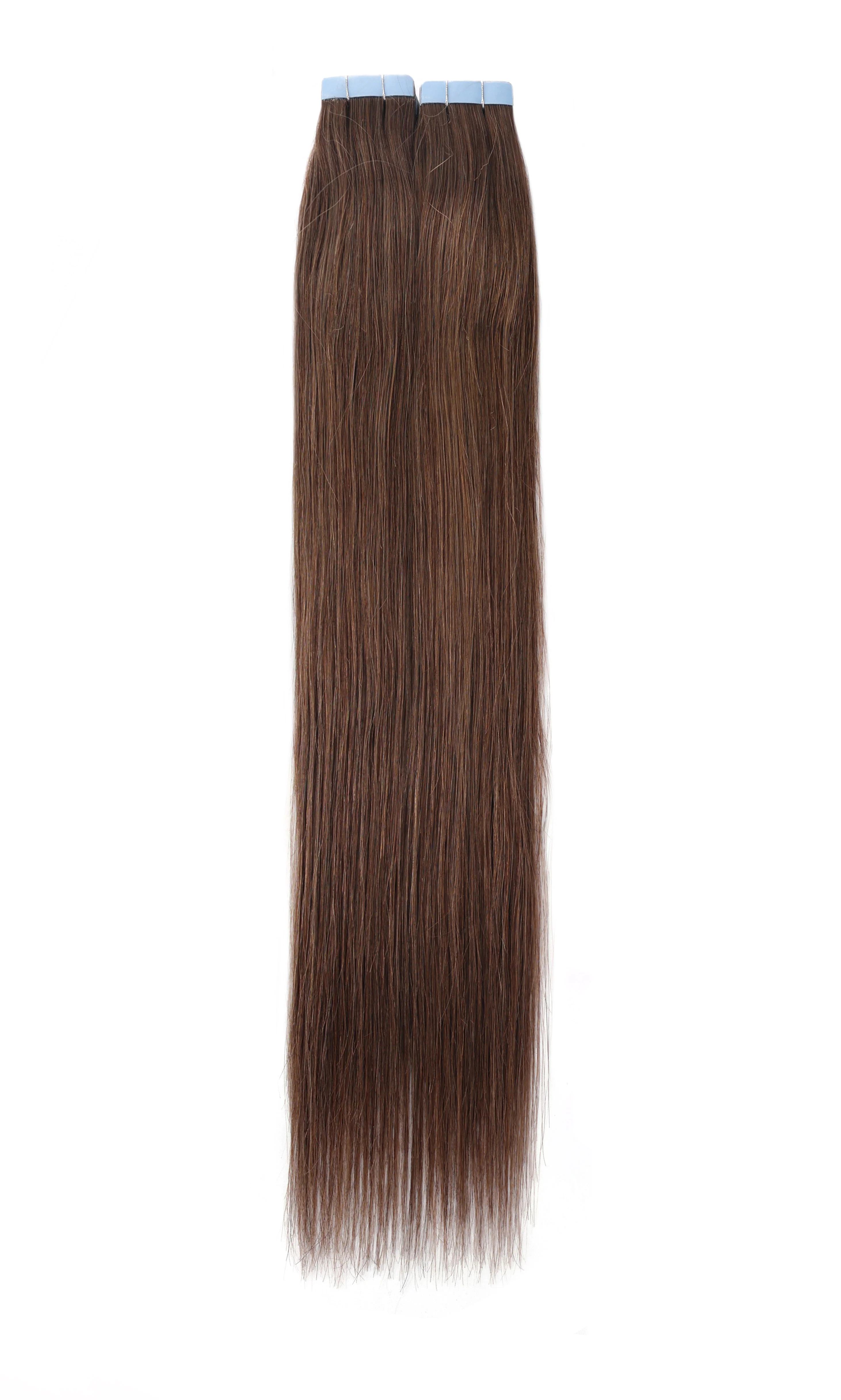 Dressmaker 100% Human Remy European Tape Hair Extensions Straight 20" (40pcs) - Image 35