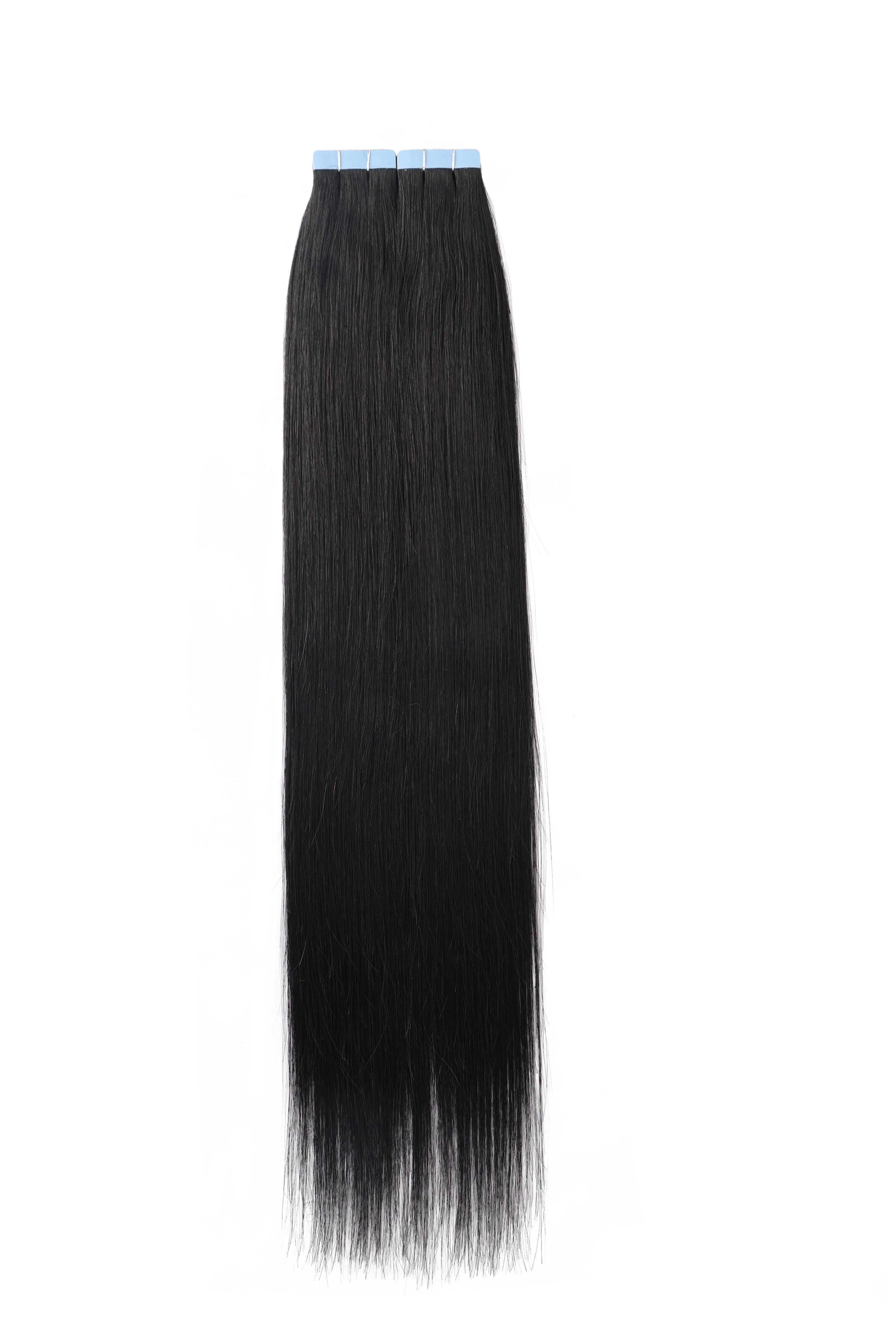 Dressmaker 100% Human Remy European Tape Hair Extensions Straight 20" (40pcs) - Image 5