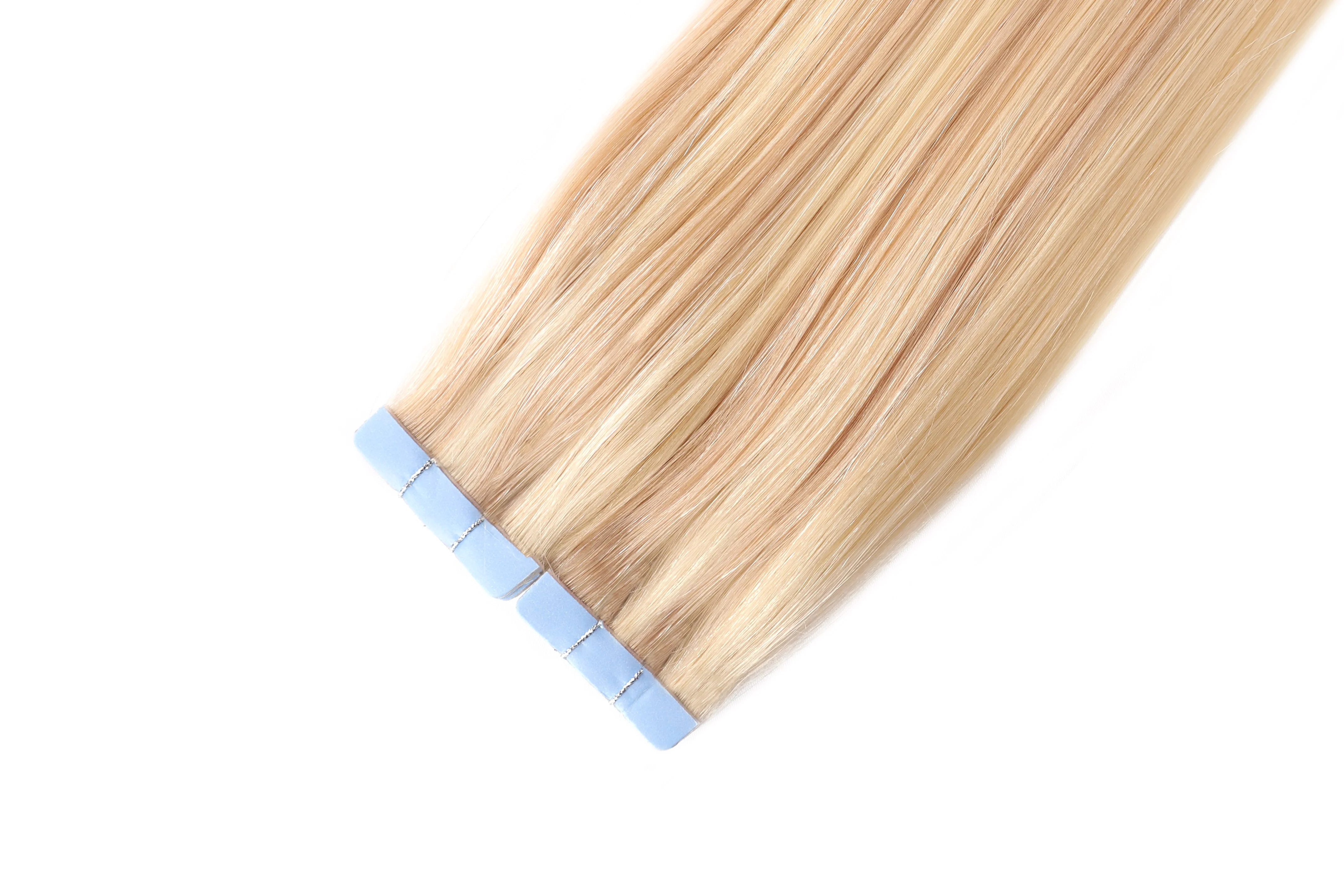 Dressmaker 100% Human Remy European Tape Hair Extensions Straight 20" (40pcs) - Image 58