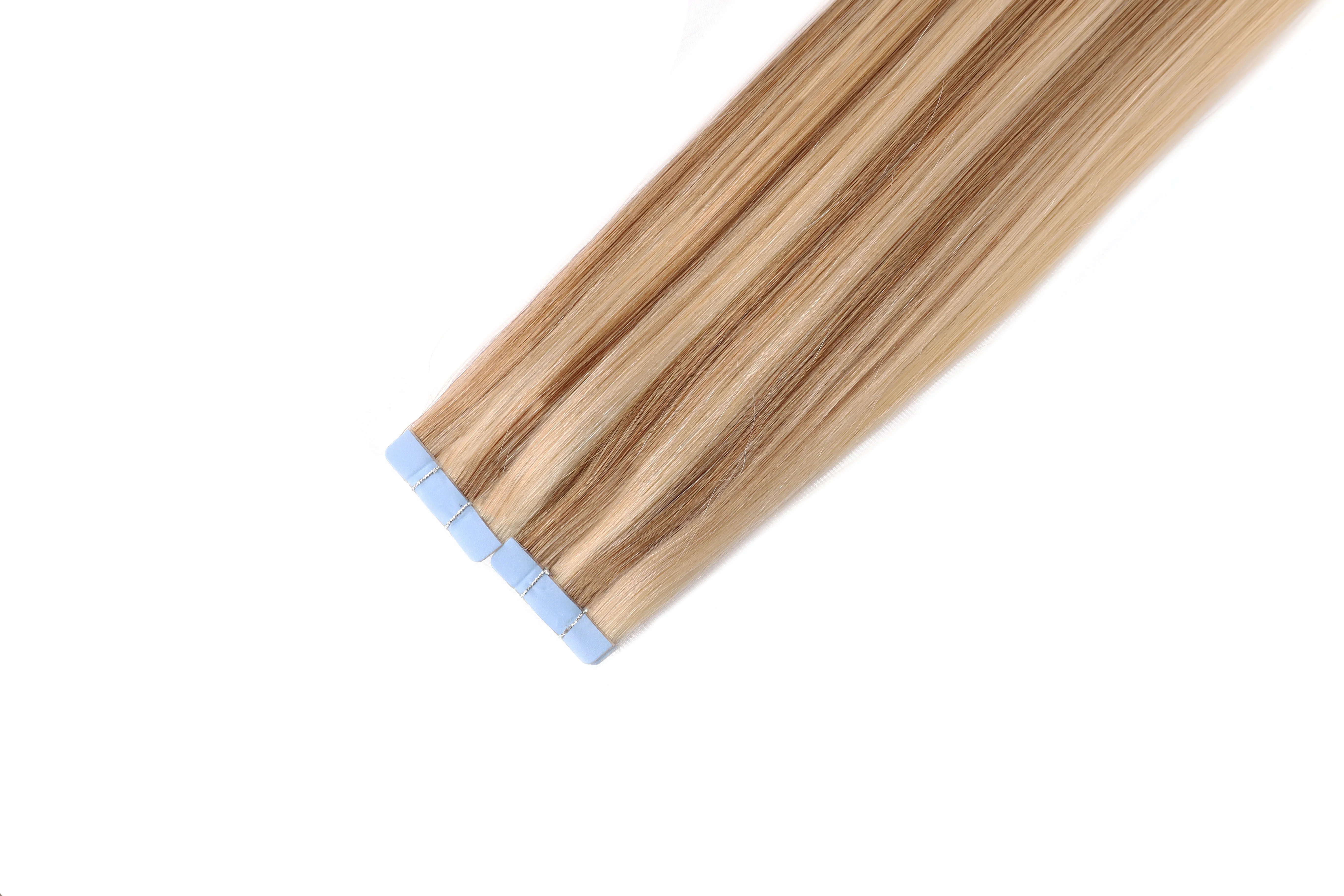 Dressmaker 100% Human Remy European Tape Hair Extensions Straight 20" (40pcs) - Image 72