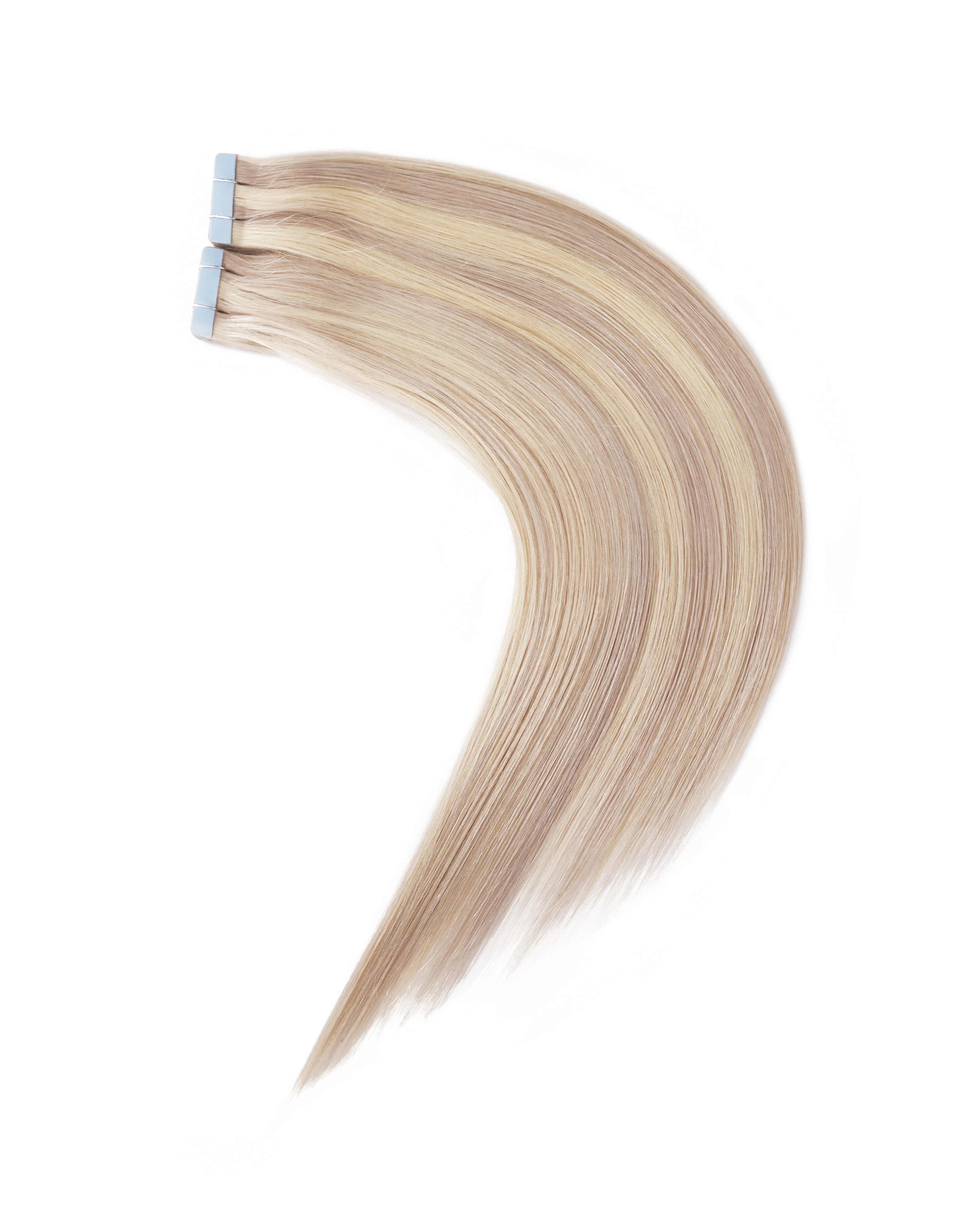 Dressmaker 100% Human Remy European Tape Hair Extensions Straight 20" (40pcs) - Image 78