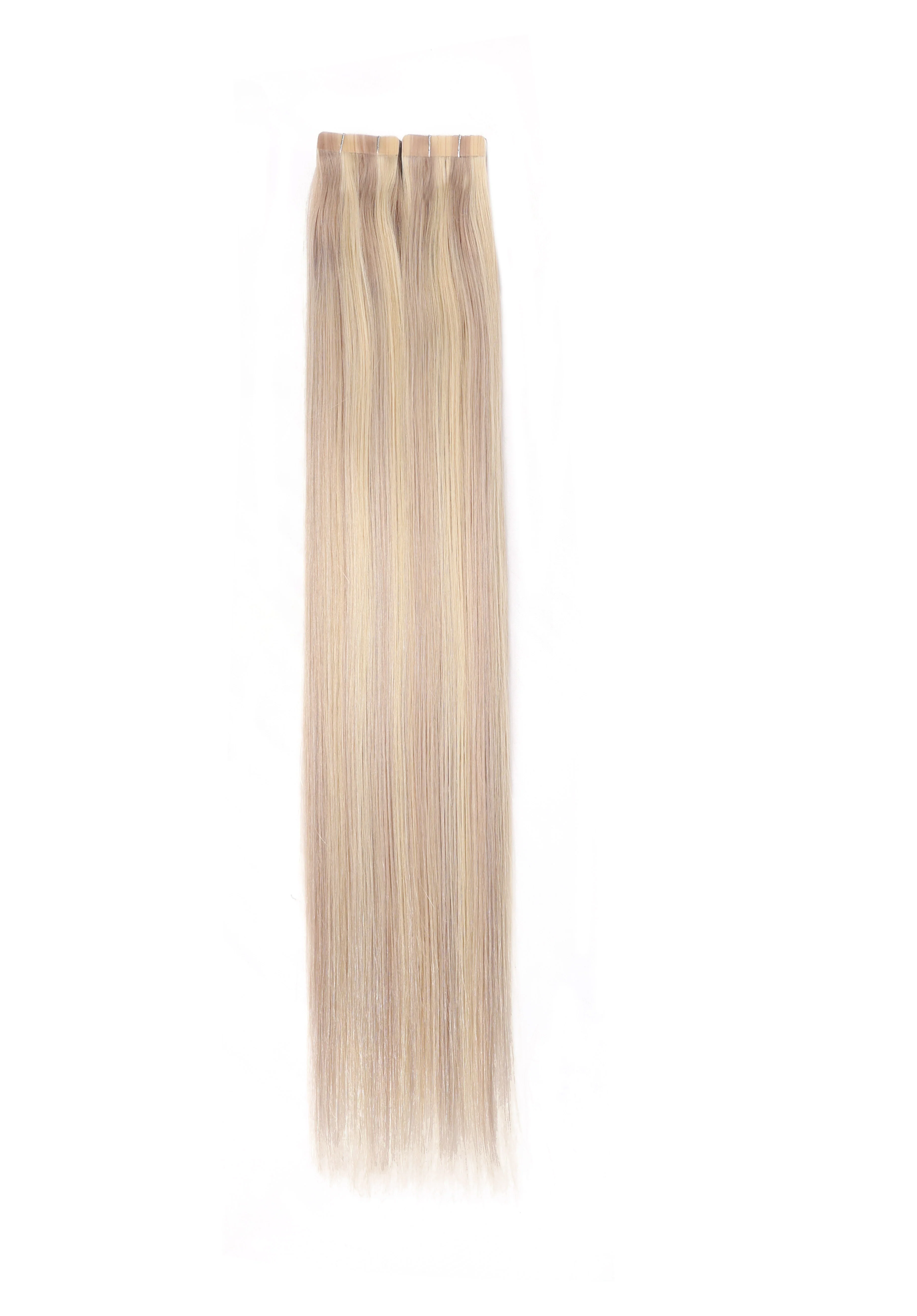 Dressmaker 100% Human Remy European Tape Hair Extensions Straight 18" (40pcs) - Image 45