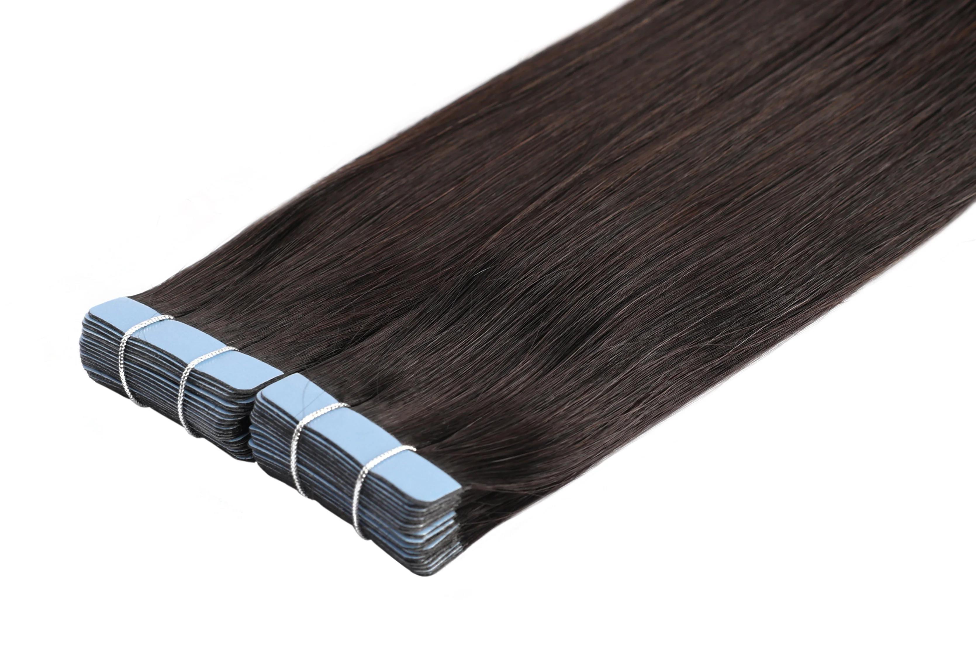 Dressmaker 100% Human Remy European Tape Hair Extensions Straight 18" (40pcs) - Image 8