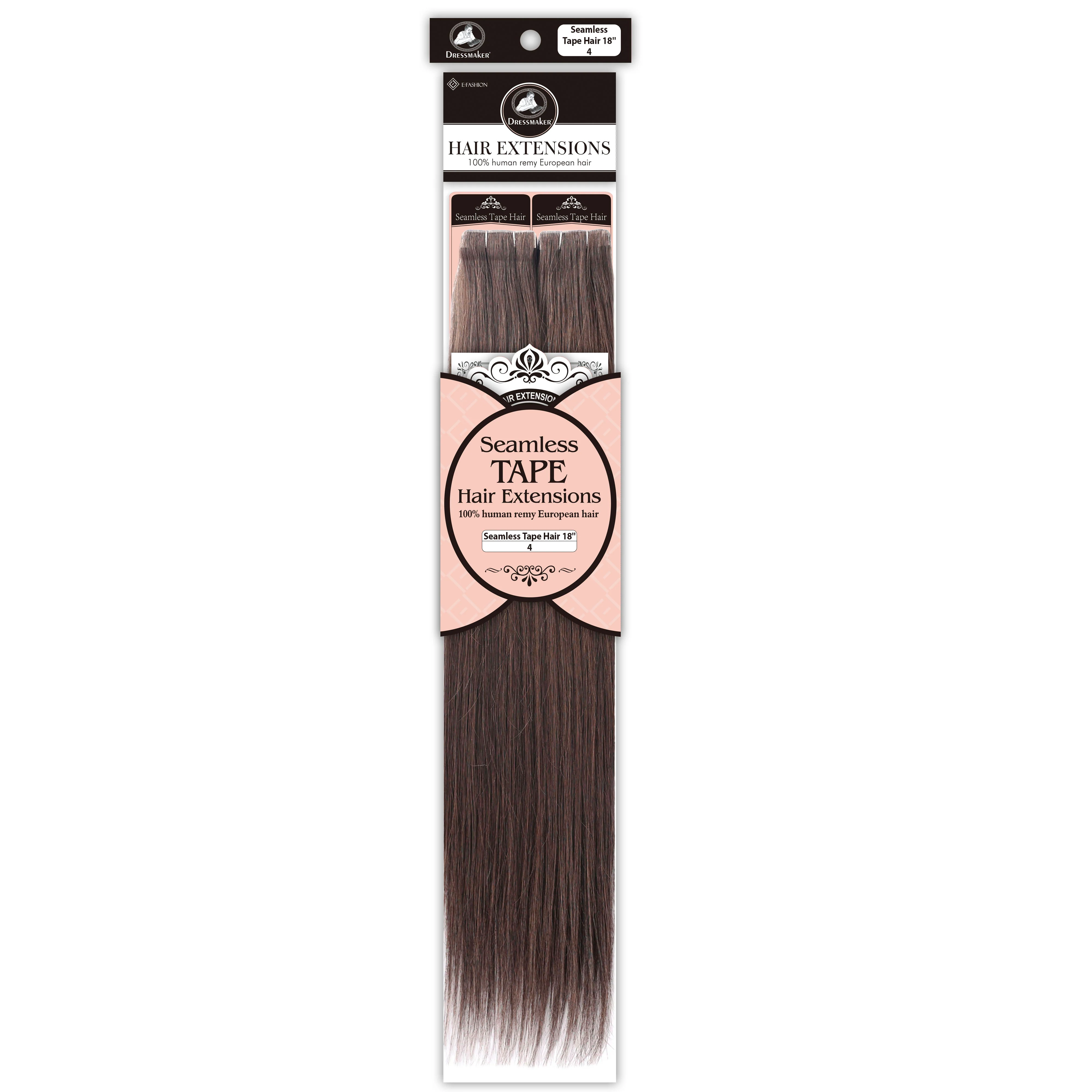 Dressmaker 100% Human Remy European Seamless Tape-In Straight Hair Extensions (40pcs) - Image 16