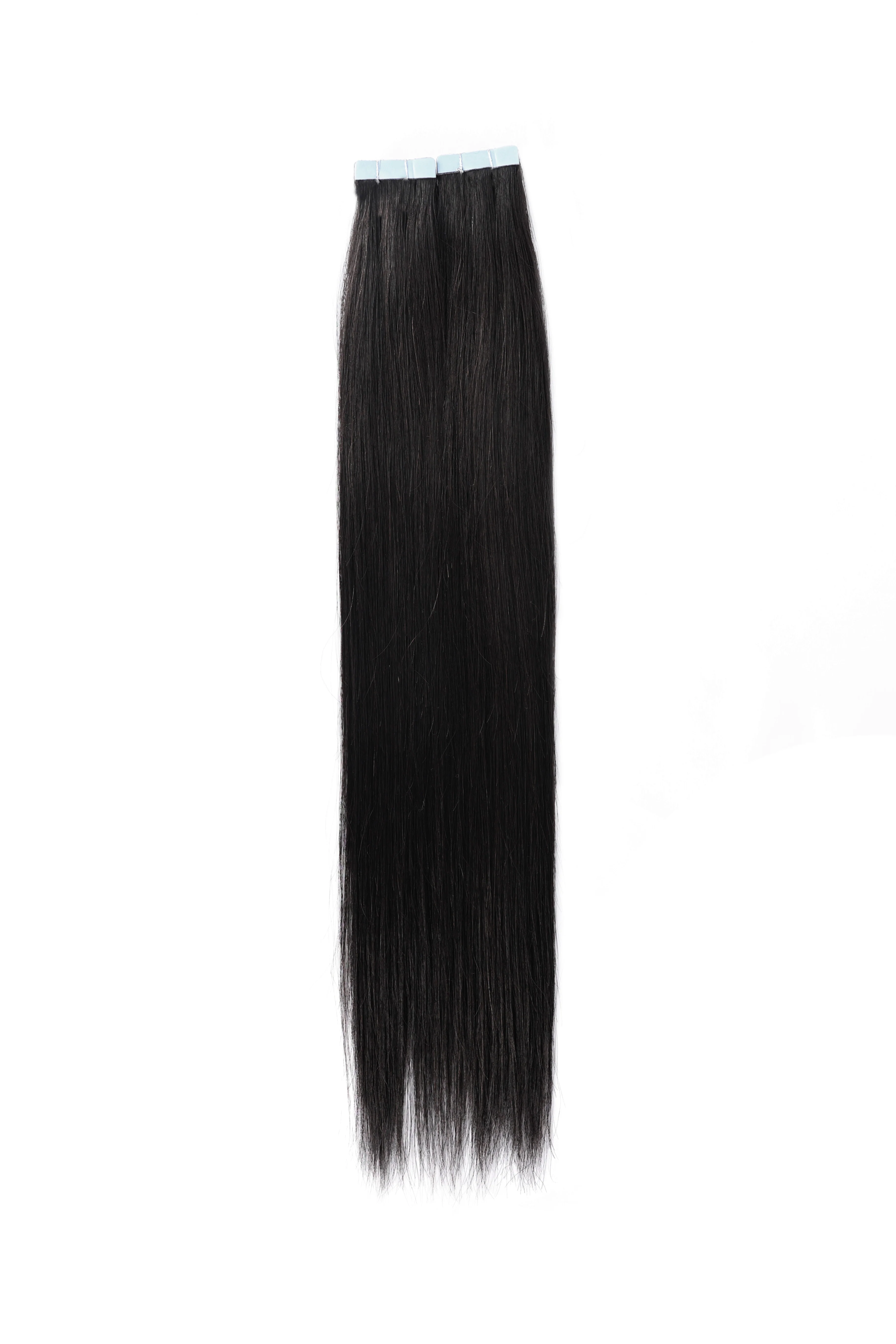 Dressmaker 100% Human Remy European Seamless Tape-In Straight Hair Extensions (40pcs) - Image 5