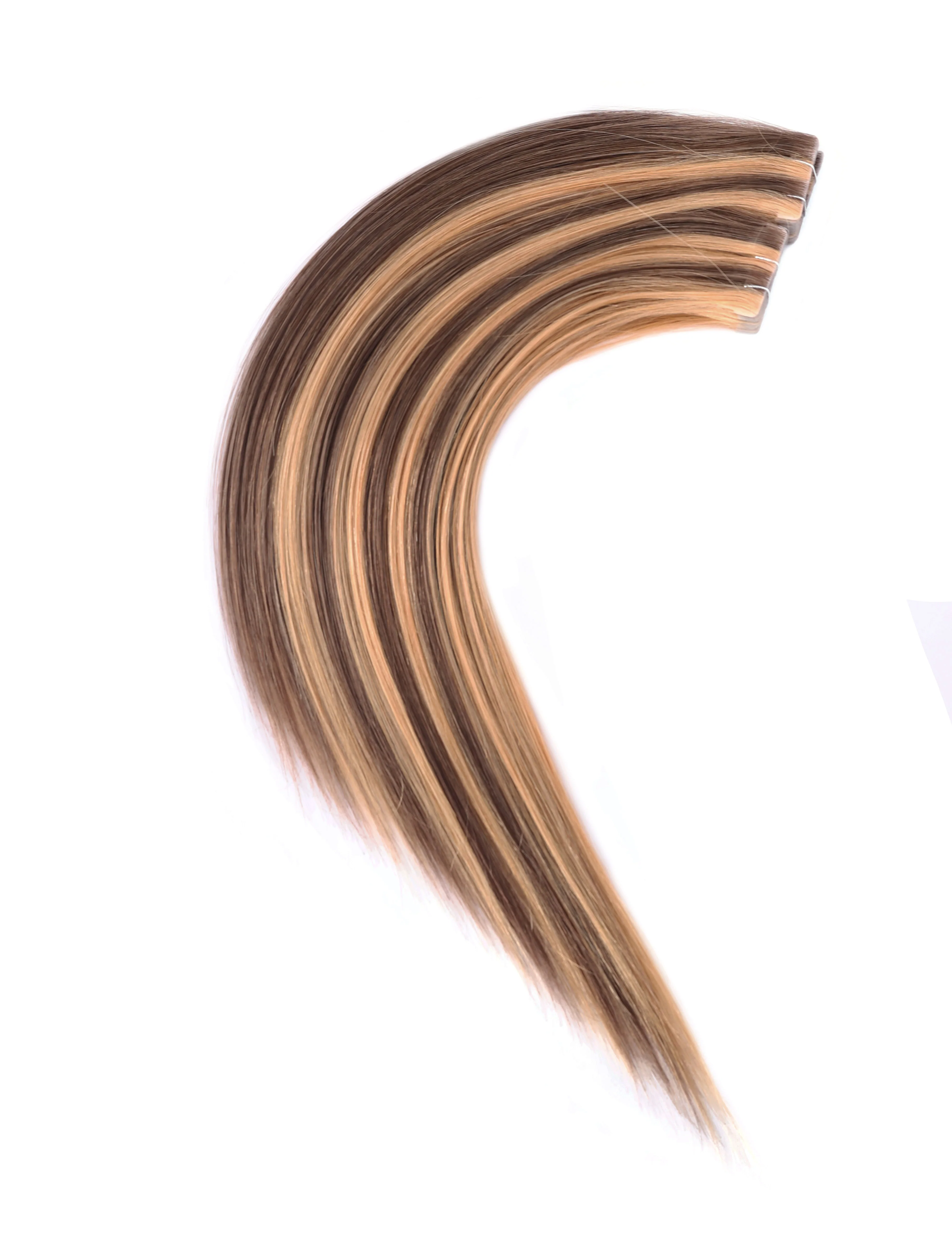 Dressmaker 100% Human Remy European Seamless Tape-In Straight Hair Extensions (40pcs) - Image 54