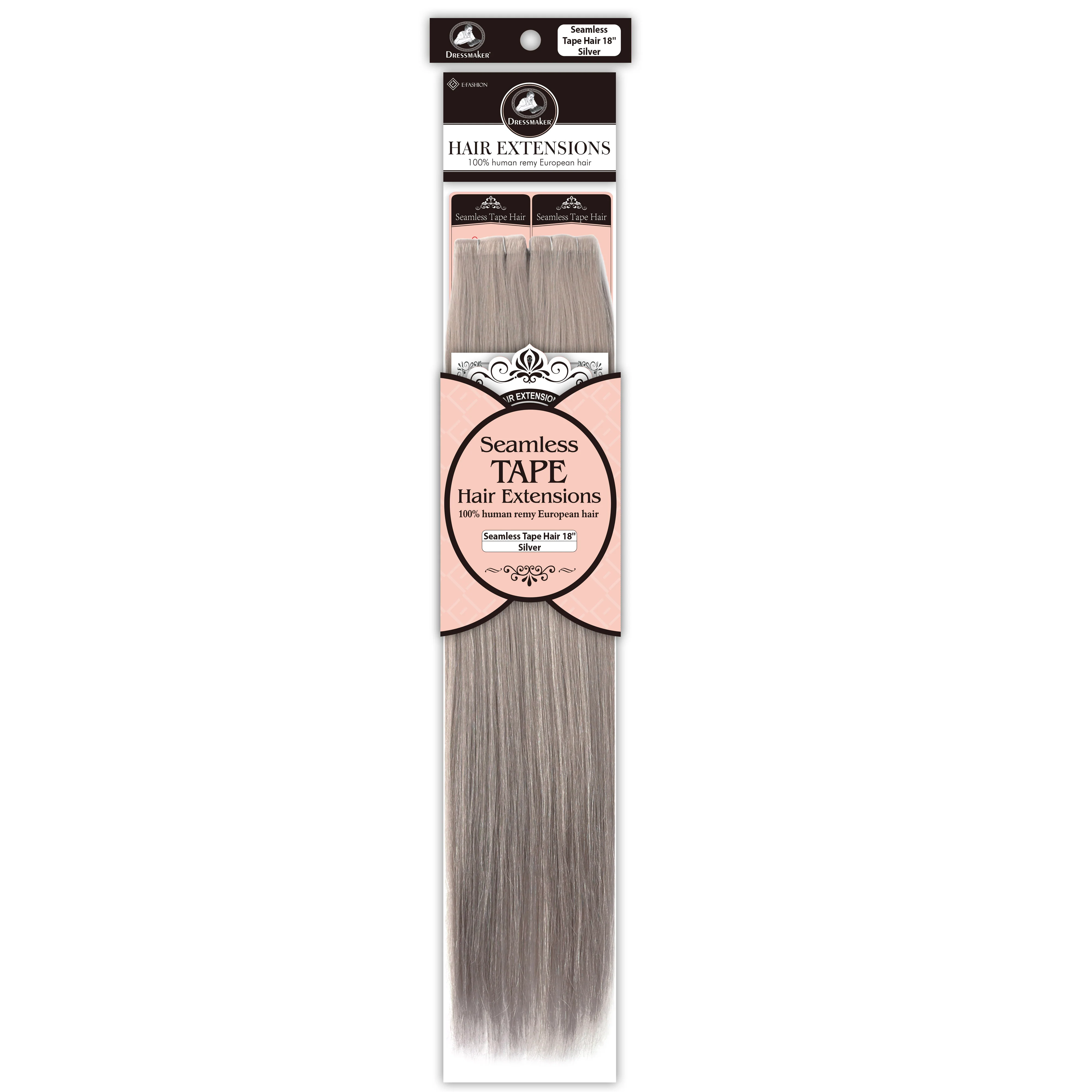 Dressmaker 100% Human Remy European Seamless Tape-In Straight Hair Extensions (40pcs) - Image 76