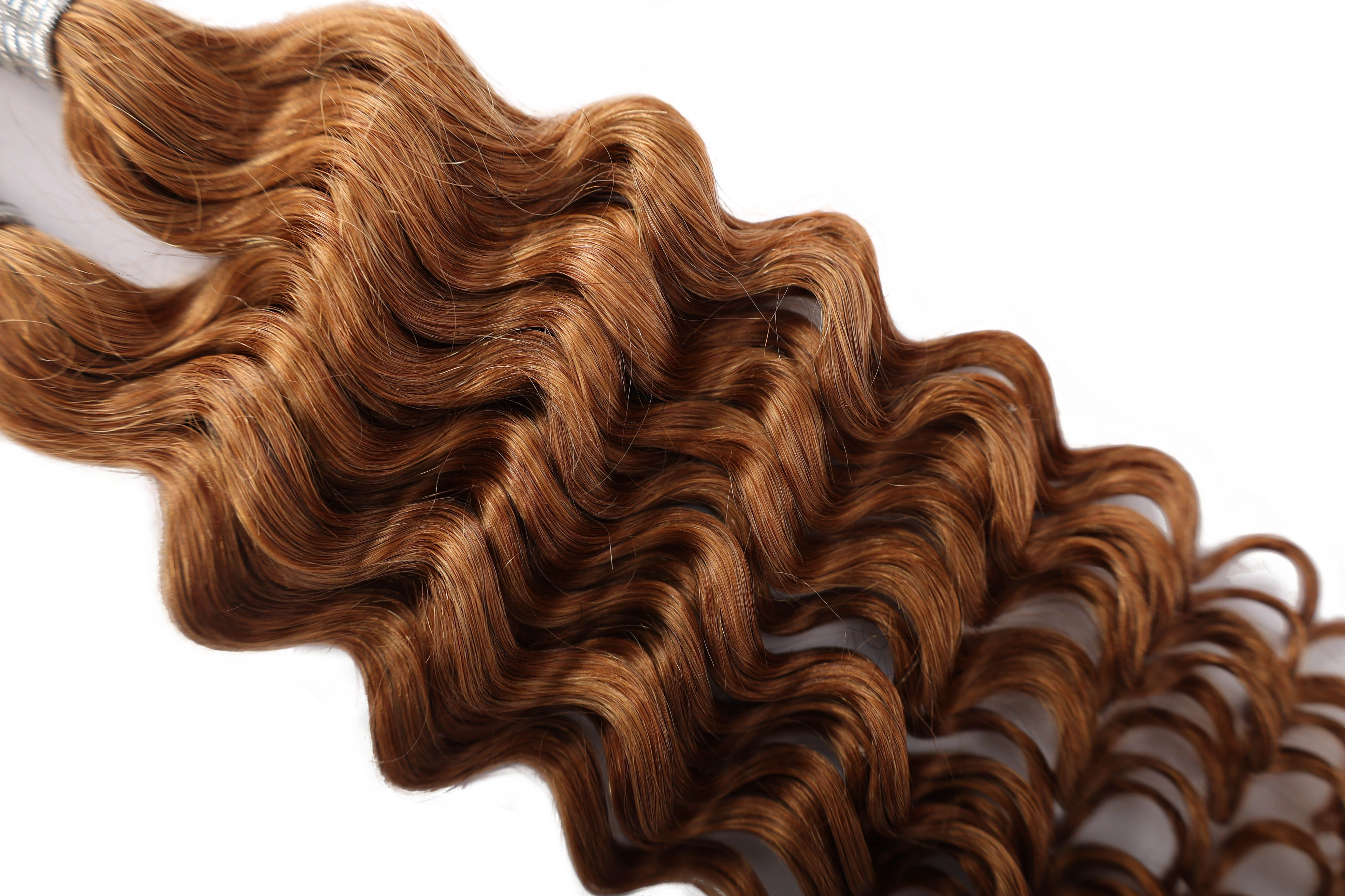 Dressmaker 100% Unprocessed Virgin Brazilian Boho Braids Deep Bulk 20" - Image 24