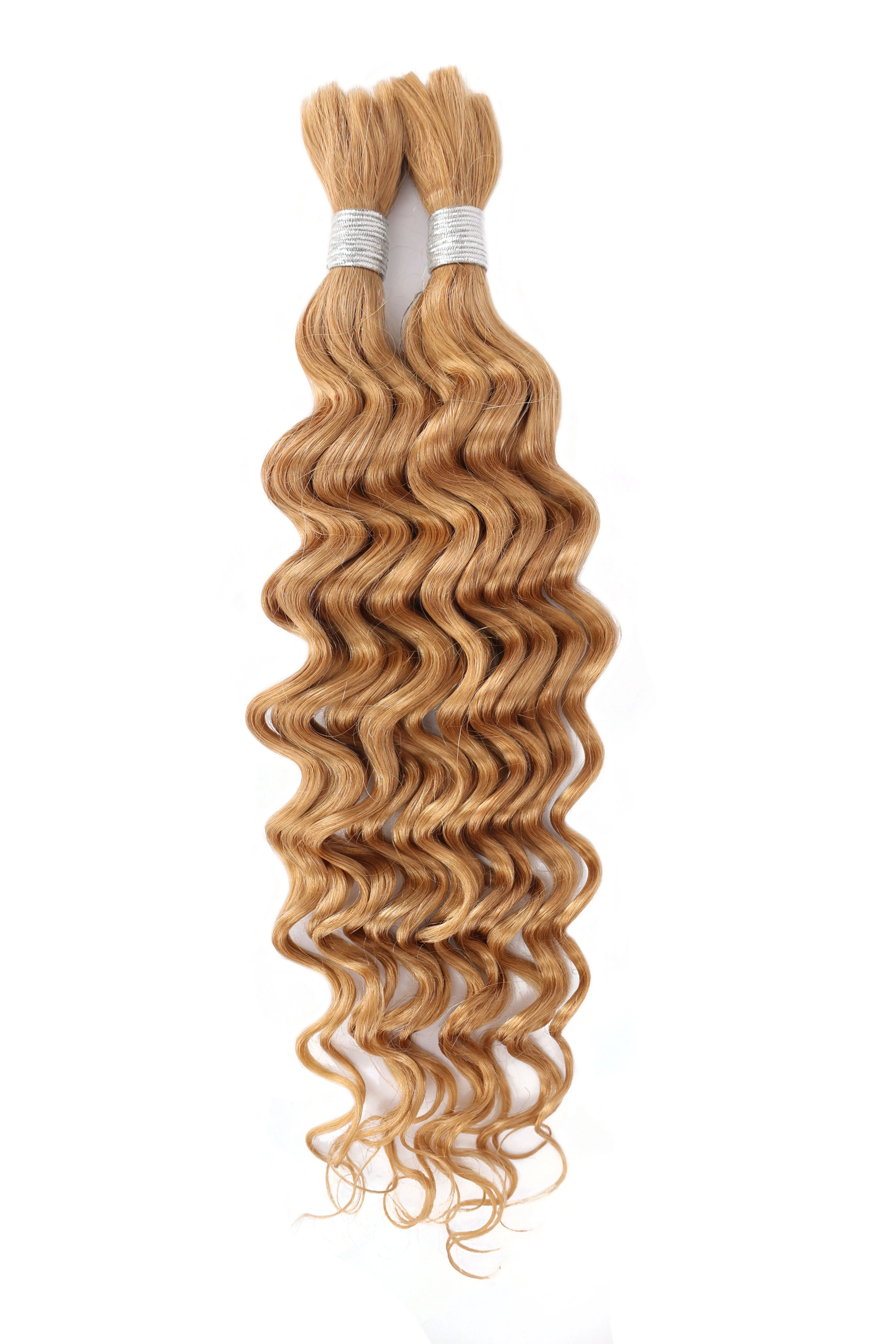 Dressmaker 100% Unprocessed Virgin Brazilian Boho Braids Deep Bulk 18" - Image 22