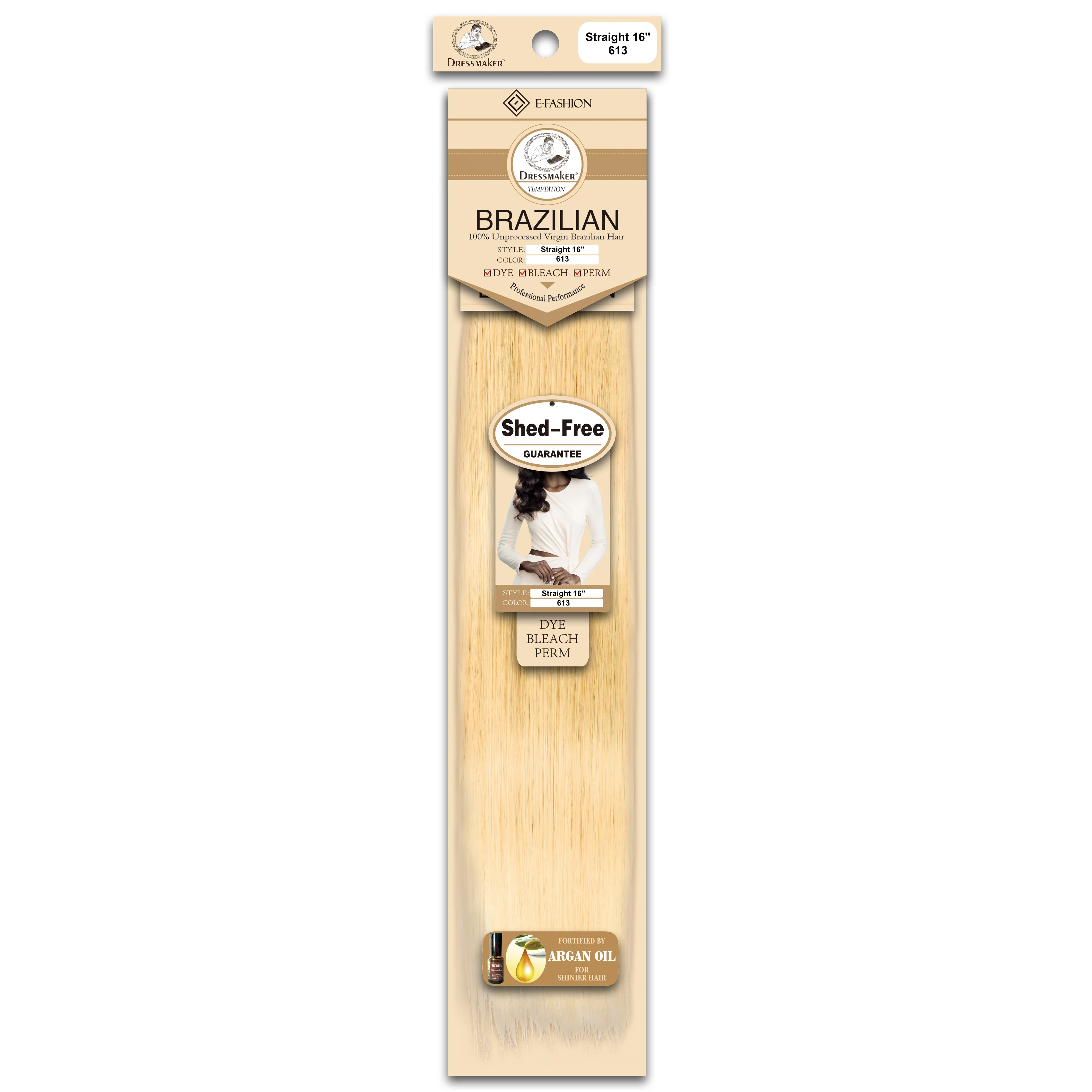 Dressmaker 100% Unprocessed Virgin Brazilian Straight Weave Blonde Colour - Image 24