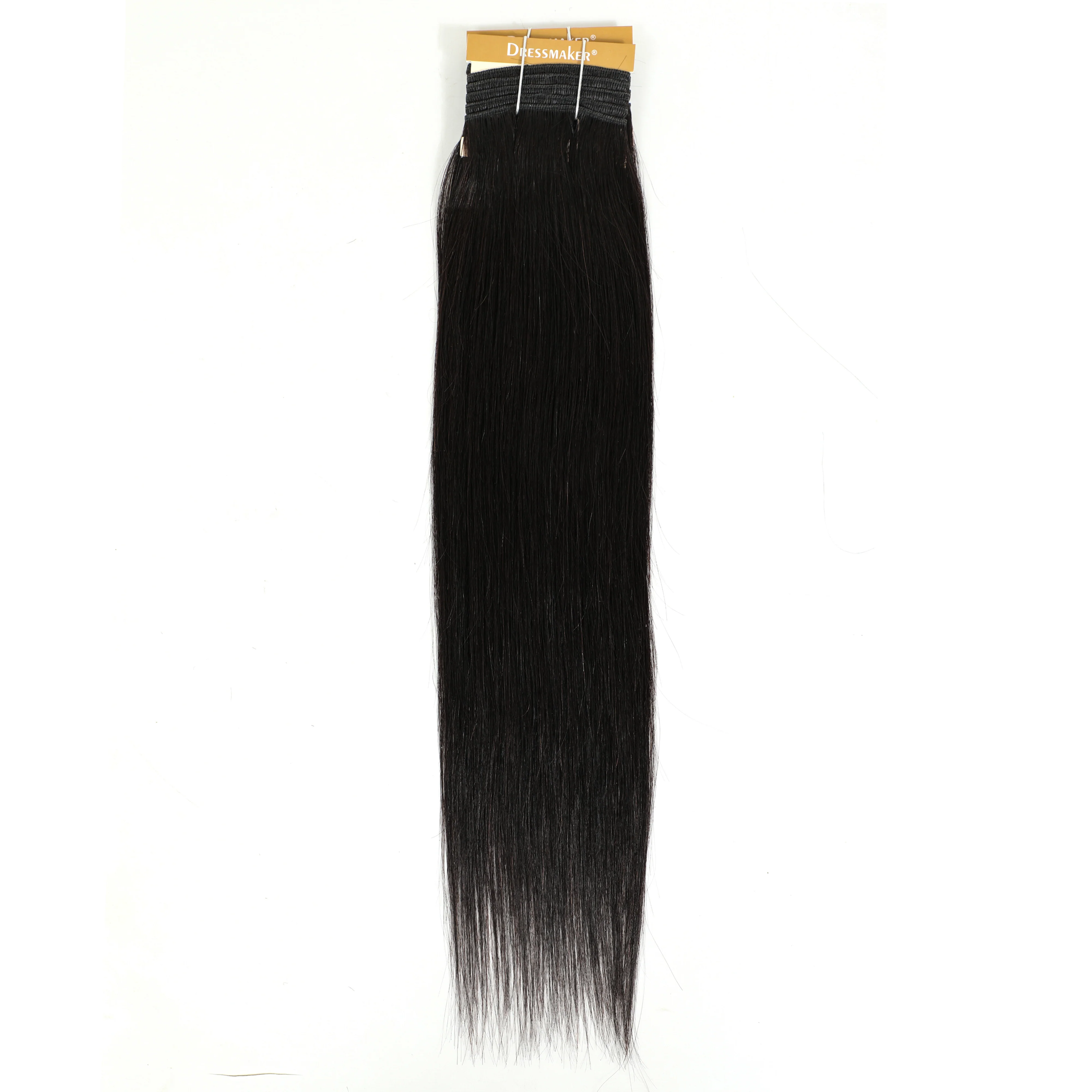 Dressmaker 100% Unprocessed Virgin Brazilian Straight Weave Jet Black - Image 14
