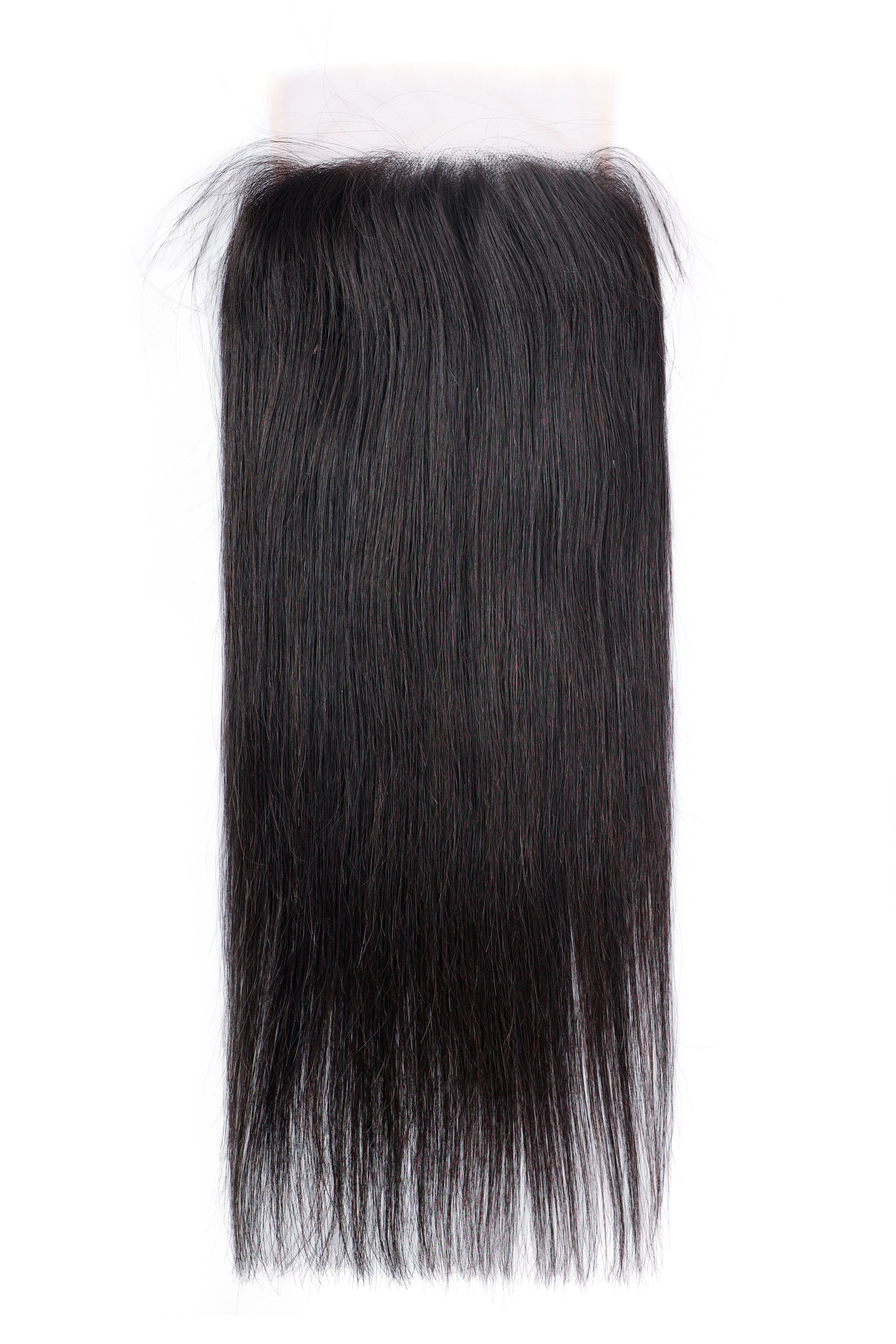 Dressmaker 100% Unprocessed Virgin Remy HD Luxury Lace Closure Straight 5X5 Free Part - Image 4