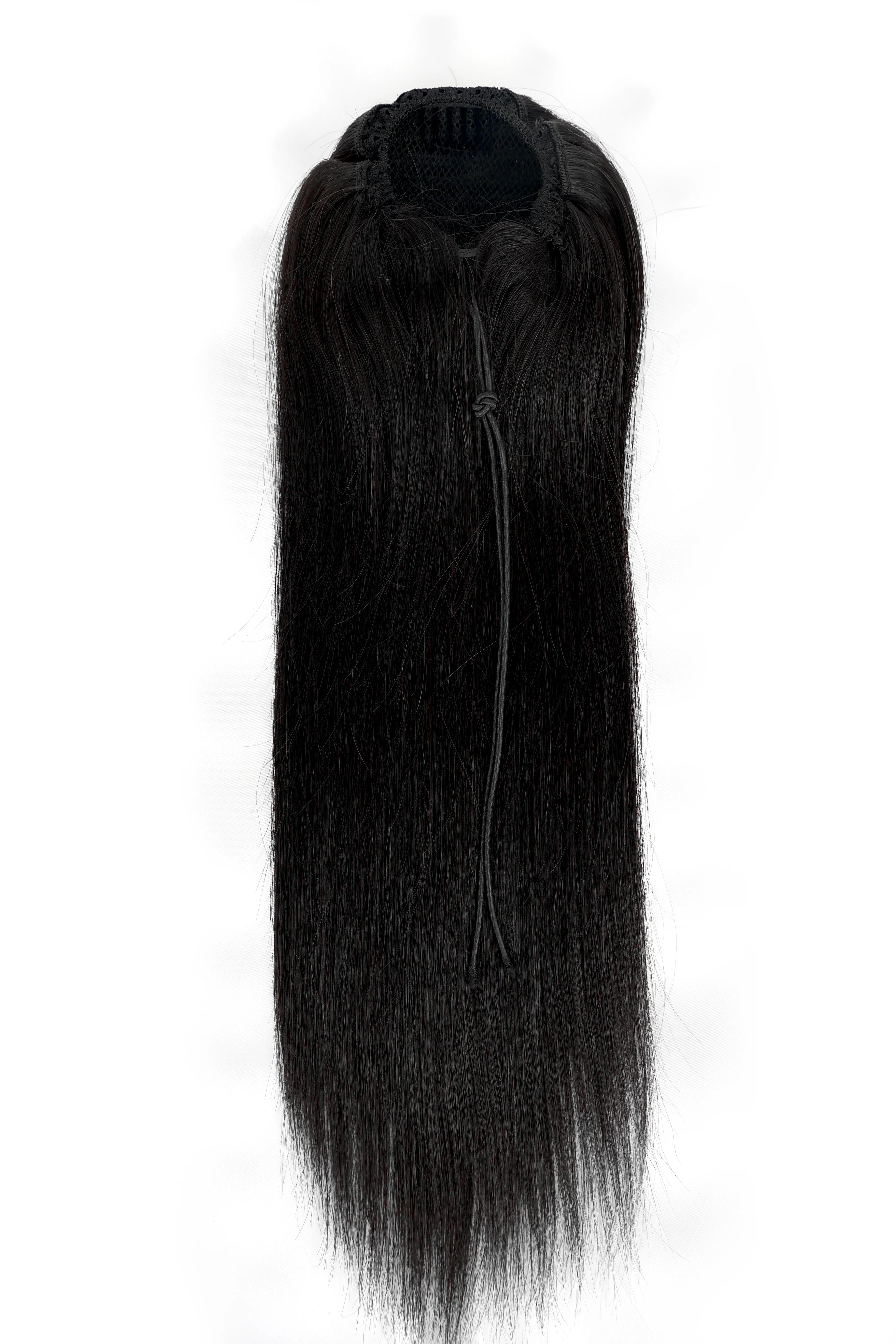 Dressmaker 100% Virgin Human Hair Drawstring Ponytail Straight 14" - Image 4