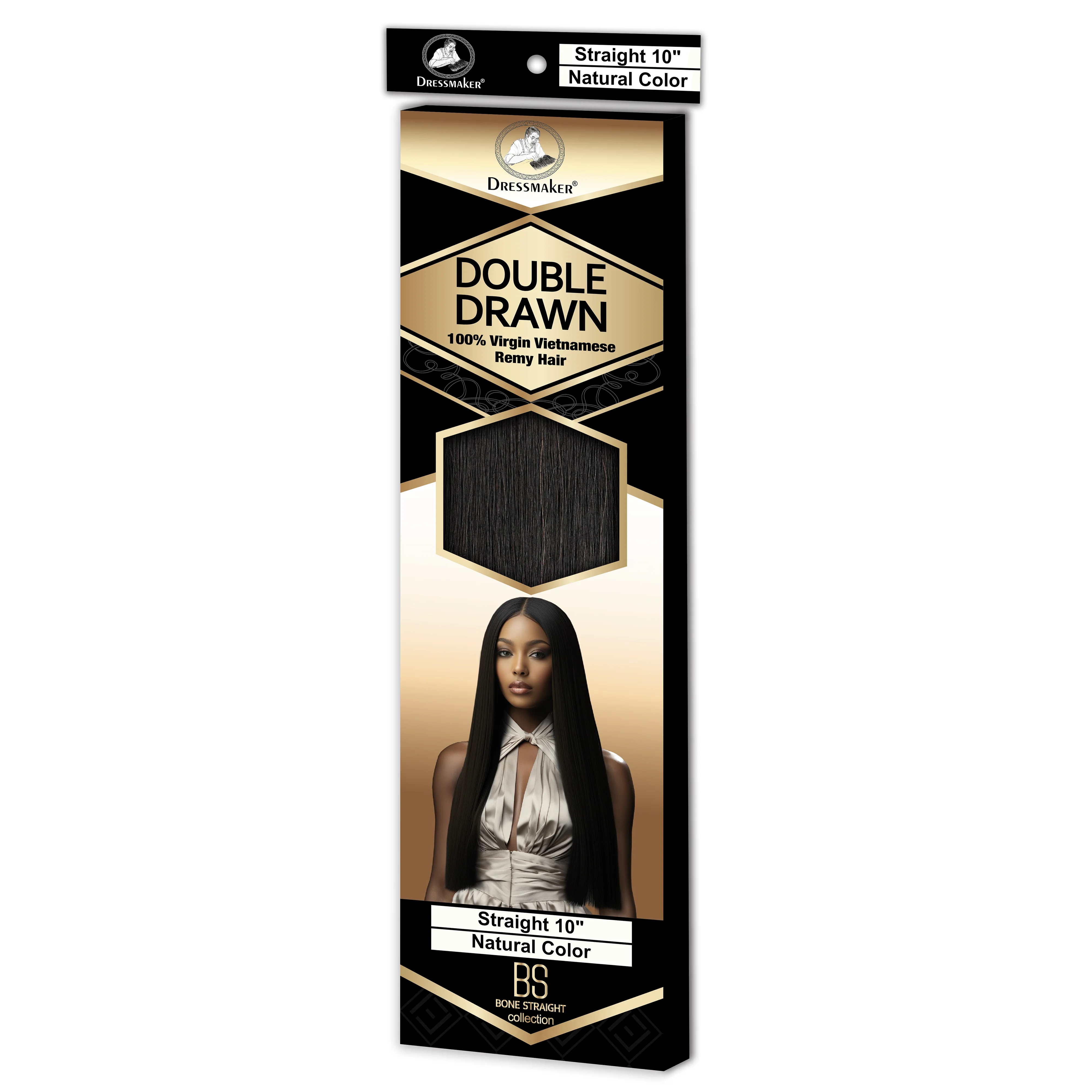 Dressmaker 100% Virgin Vietnamese Bone Straight Double Drawn Remy Hair