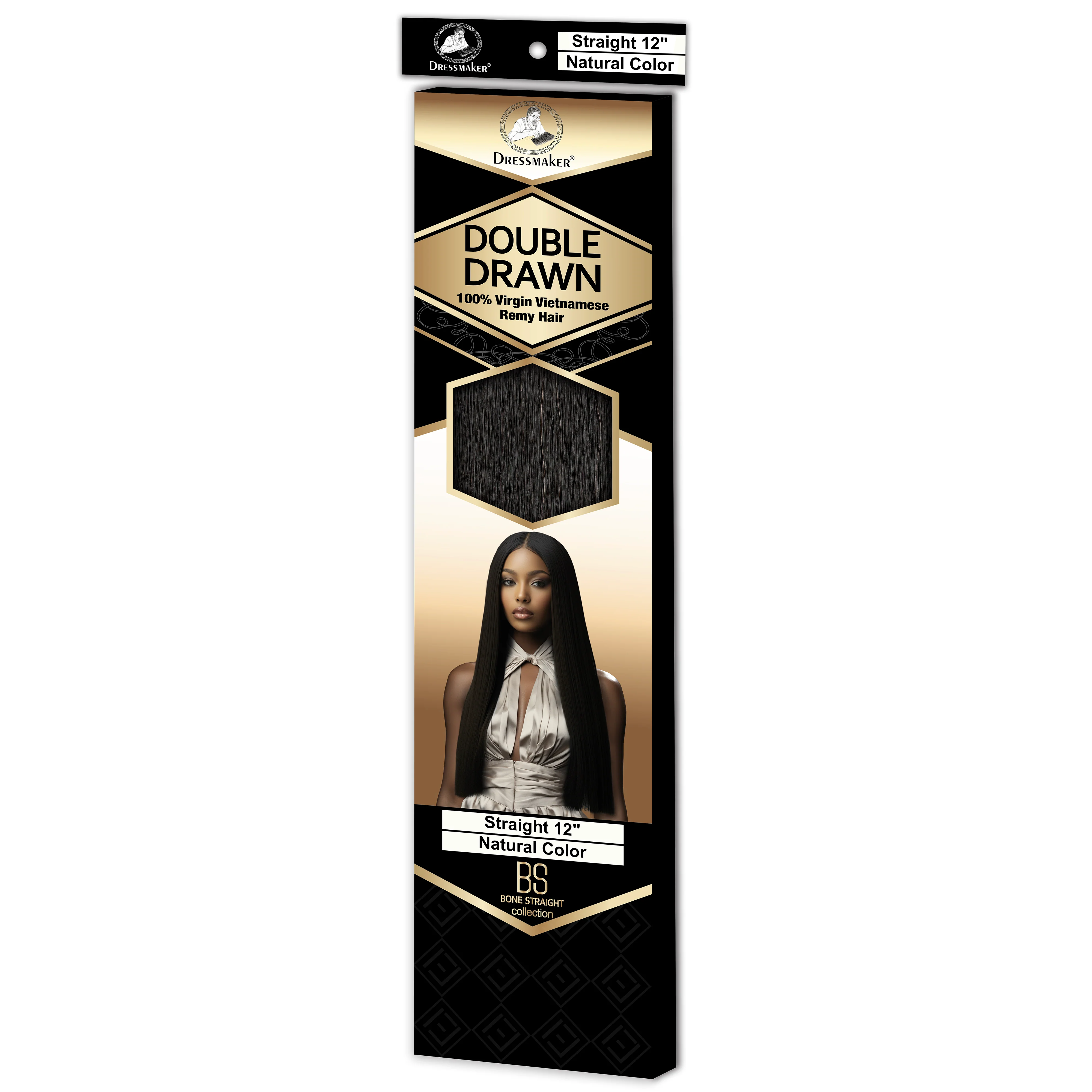 Dressmaker 100% Virgin Vietnamese Bone Straight Double Drawn Remy Hair - Image 11