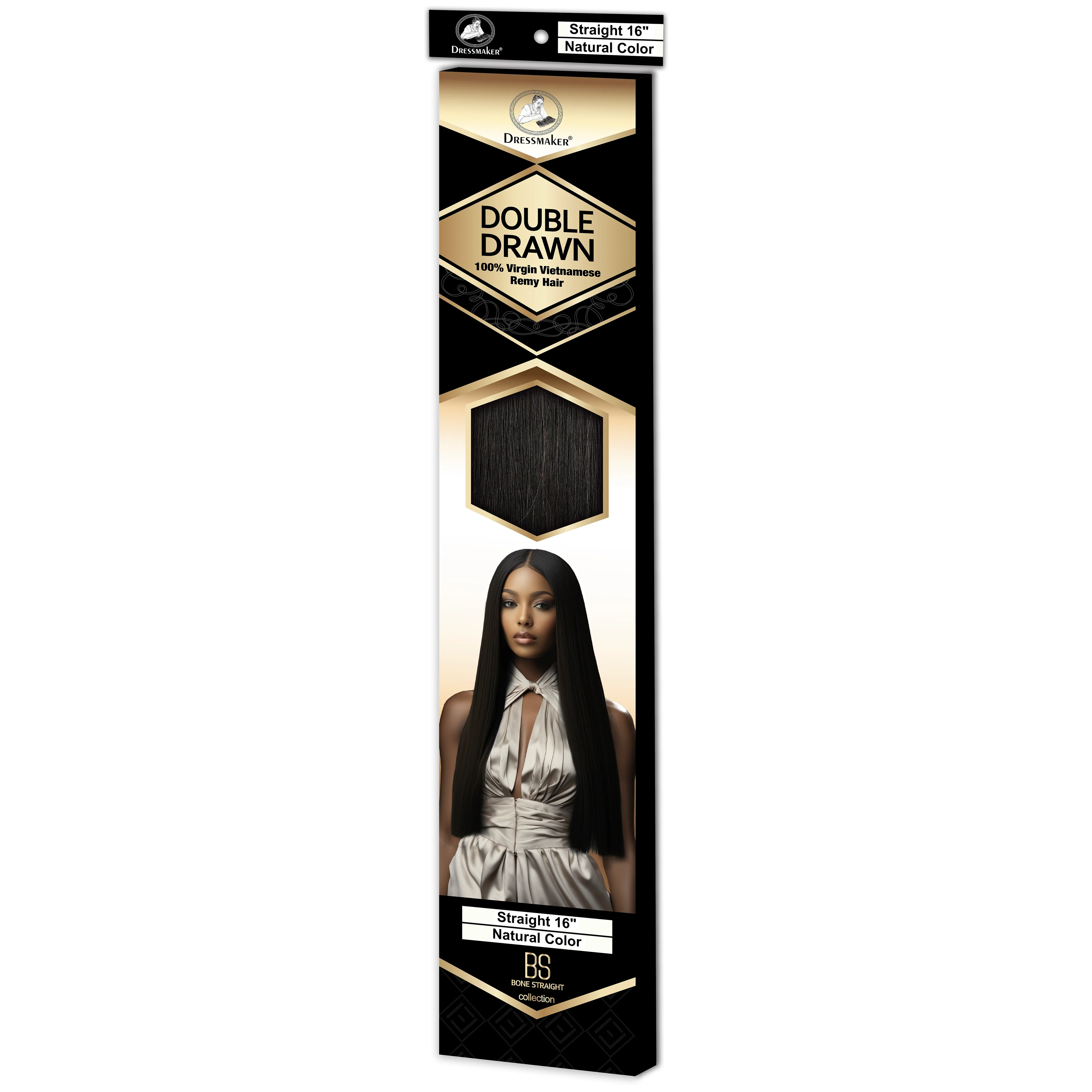 Dressmaker 100% Virgin Vietnamese Bone Straight Double Drawn Remy Hair - Image 6