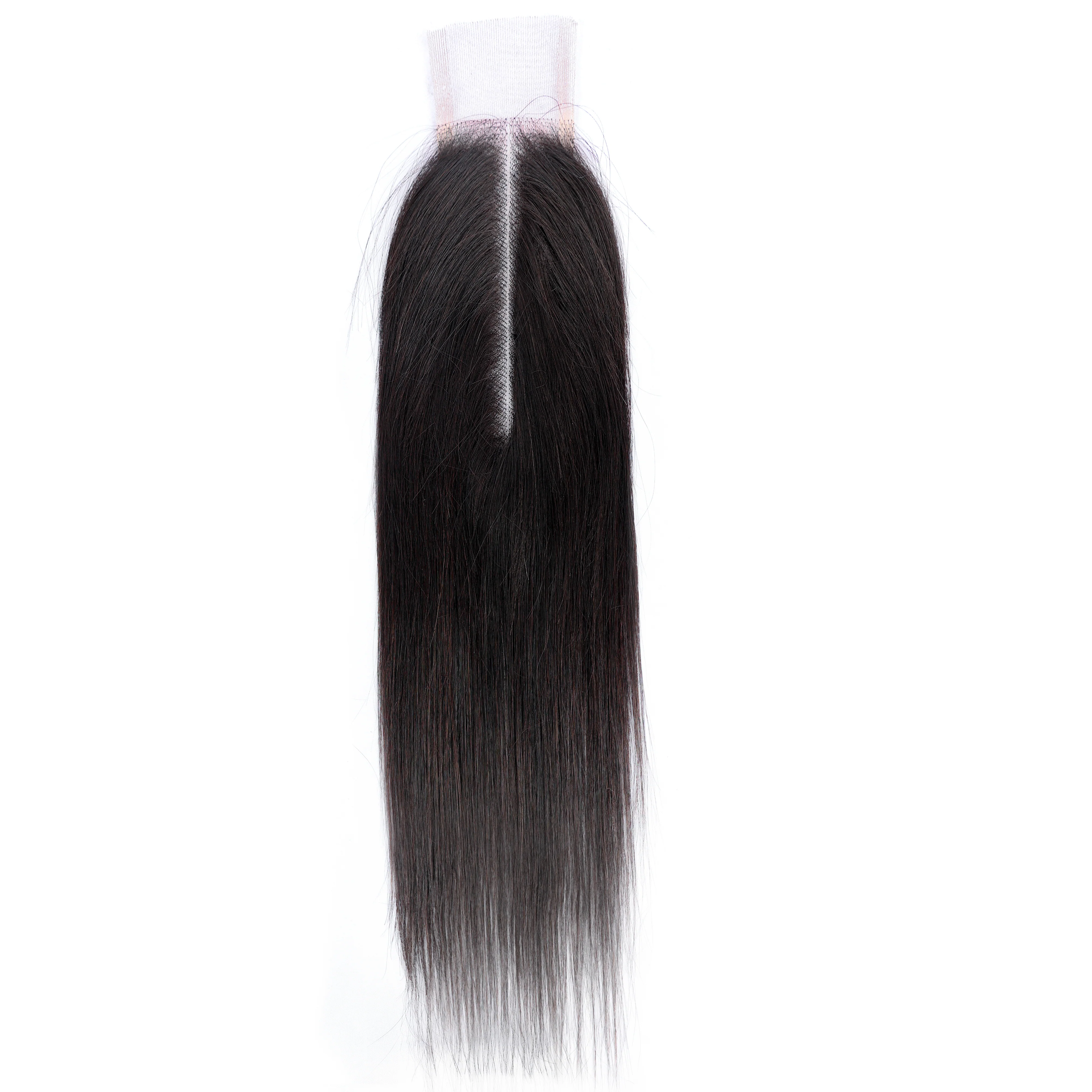 Dressmaker 100% Virgin Vietnamese Double Drawn Lace Closure 2x6 Straight - Image 5
