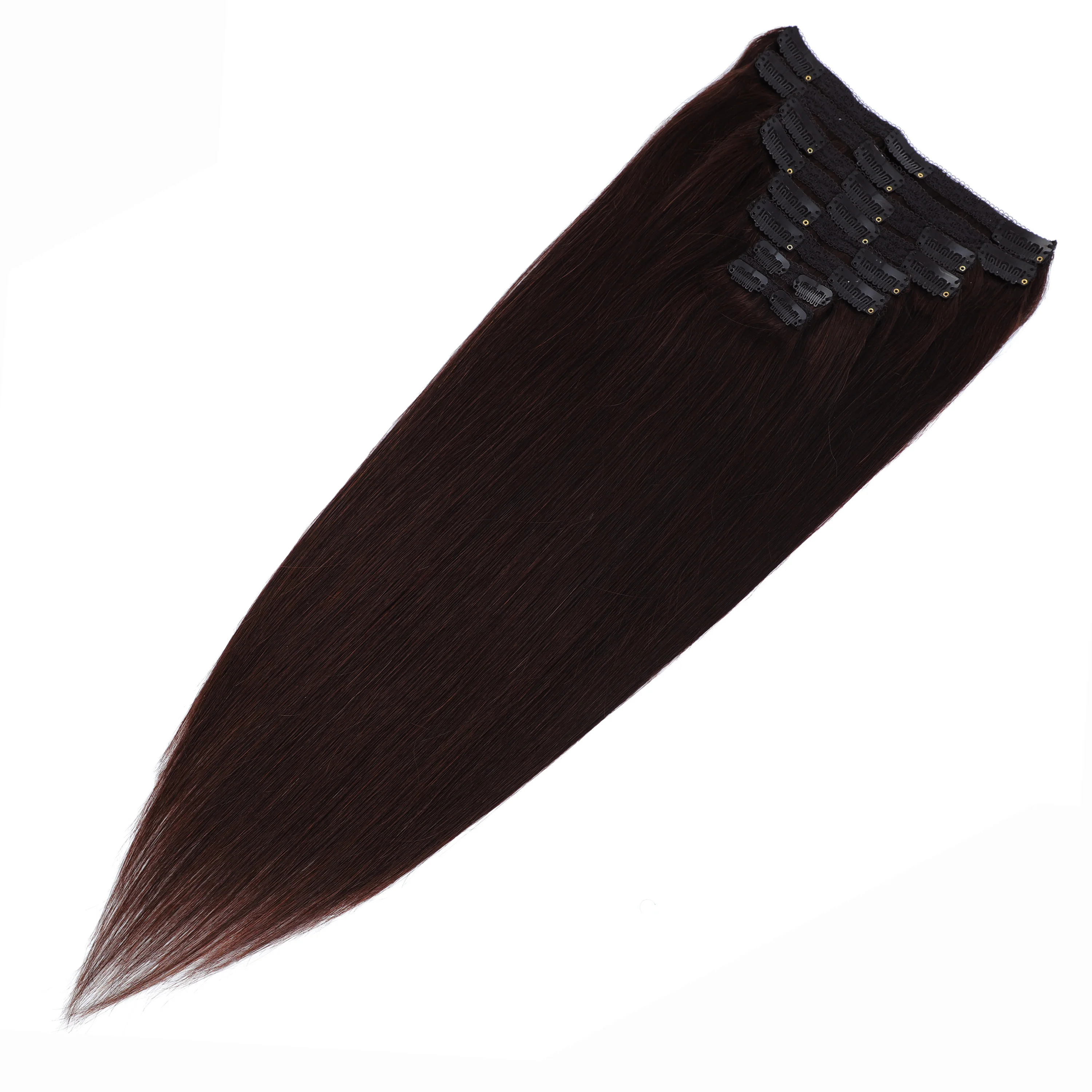 Dressmaker 8-Piece 14" Clip-In Hair Extensions Double Weft Straight - Image 44