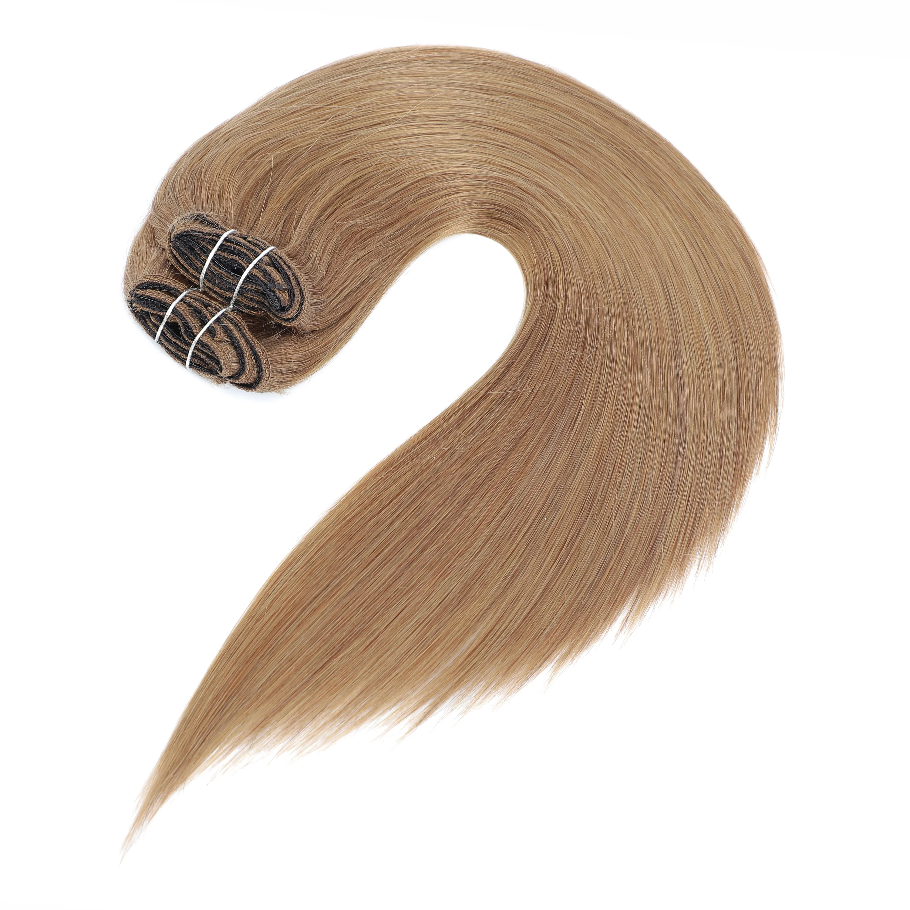 Dressmaker 8-Piece 14" Clip-In Hair Extensions Double Weft Straight - Image 62